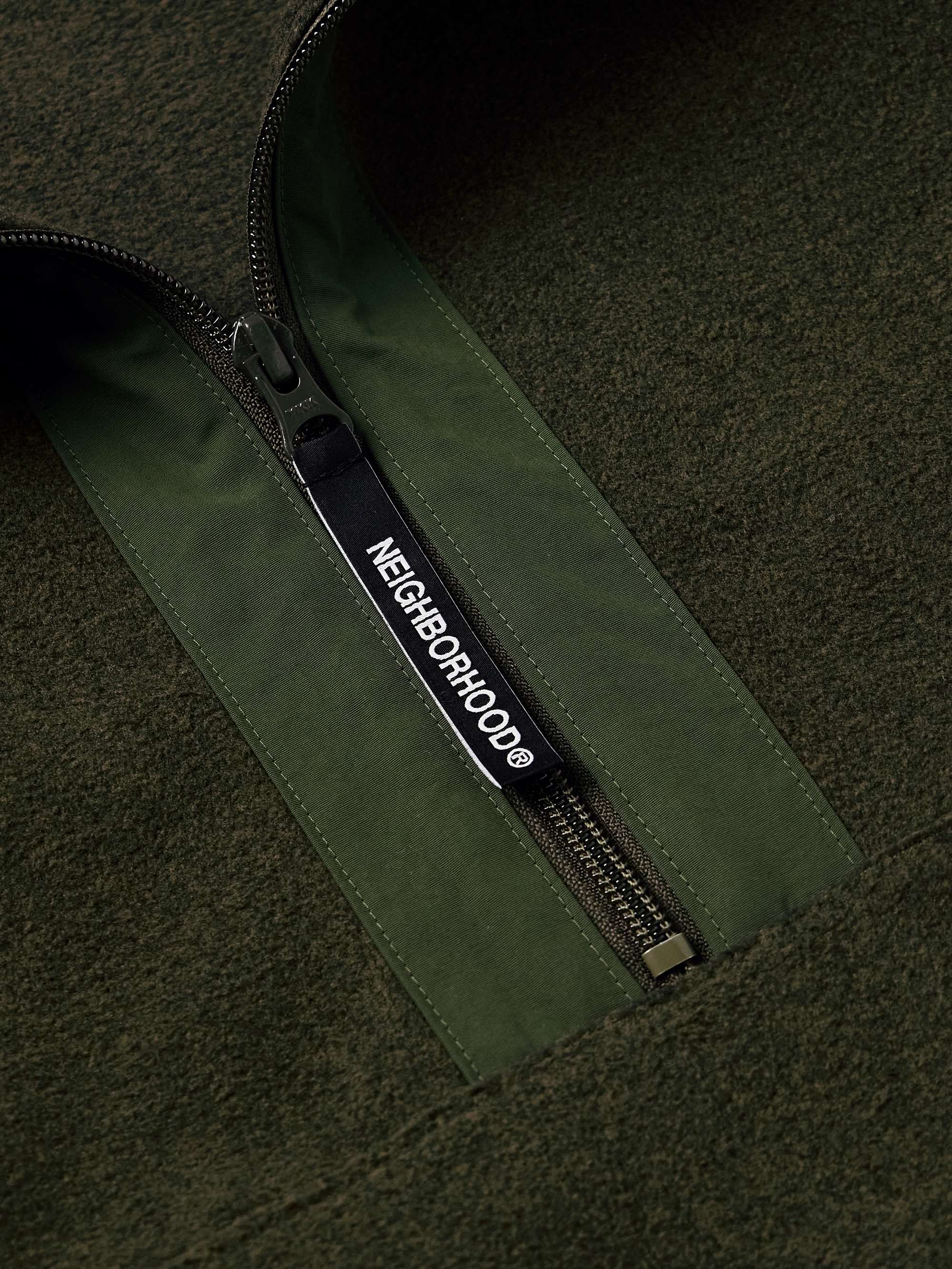 Logo-Embroidered Polartec® Fleece Half-Zip Sweatshirt view