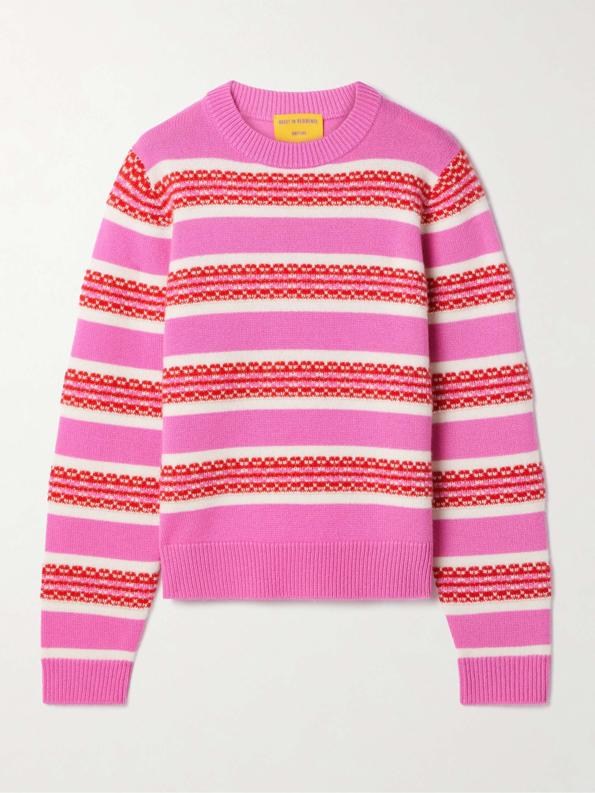 Fair Isle cashmere-jacquard sweater view