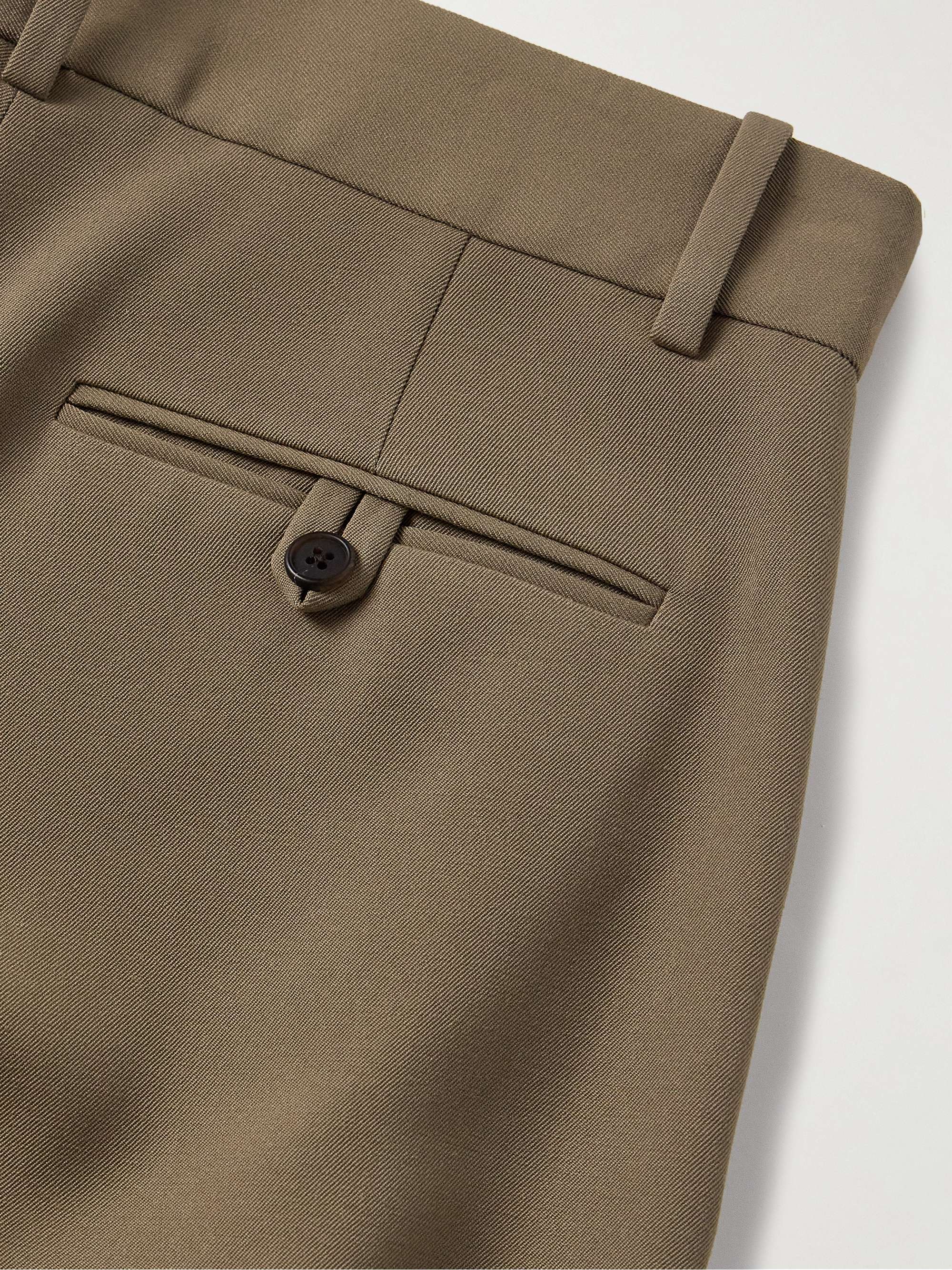 Berkel Tapered Wool-Twill Trousers view