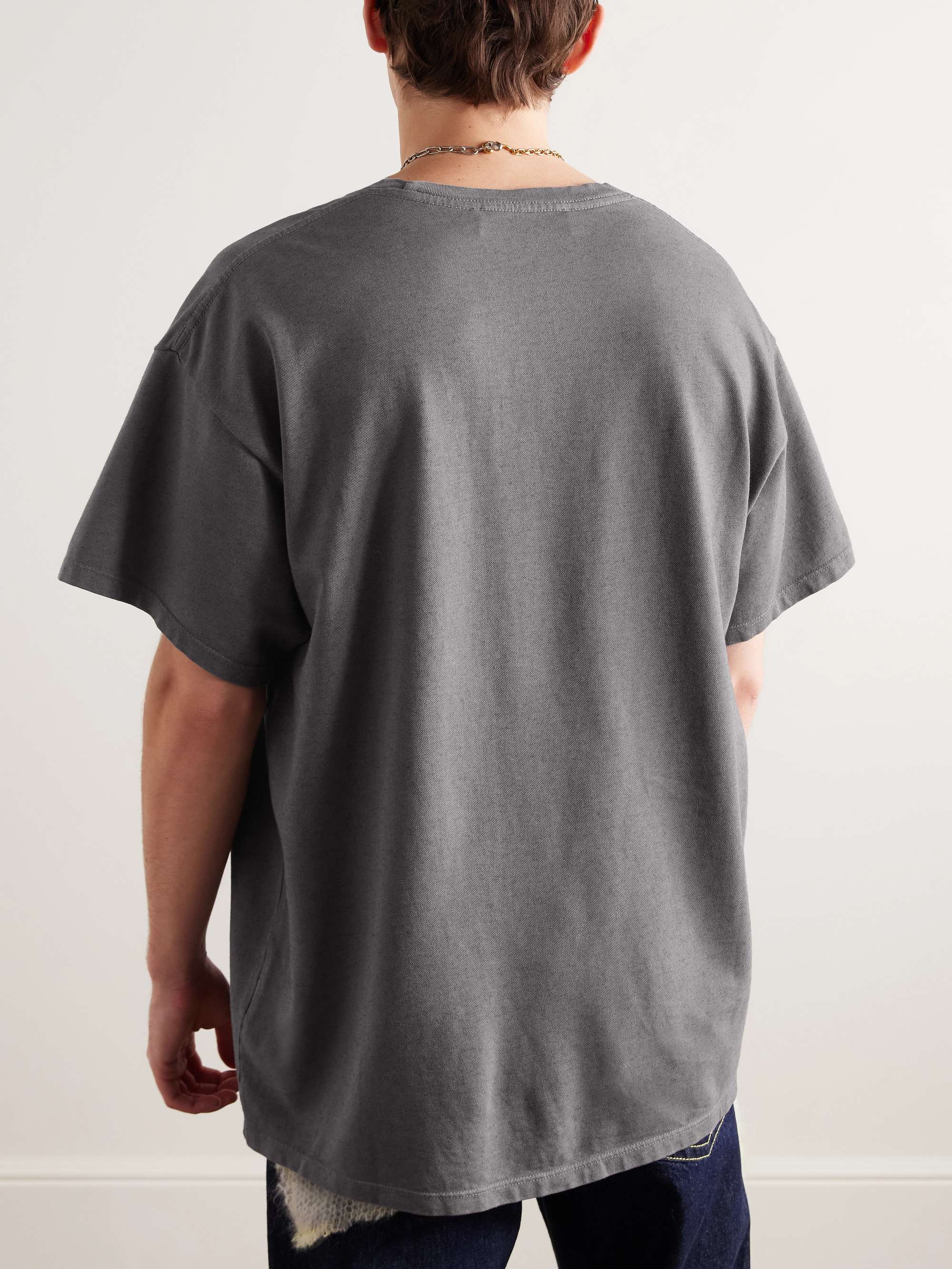 Cotton and Cashmere-Blend Jersey T-Shirt view