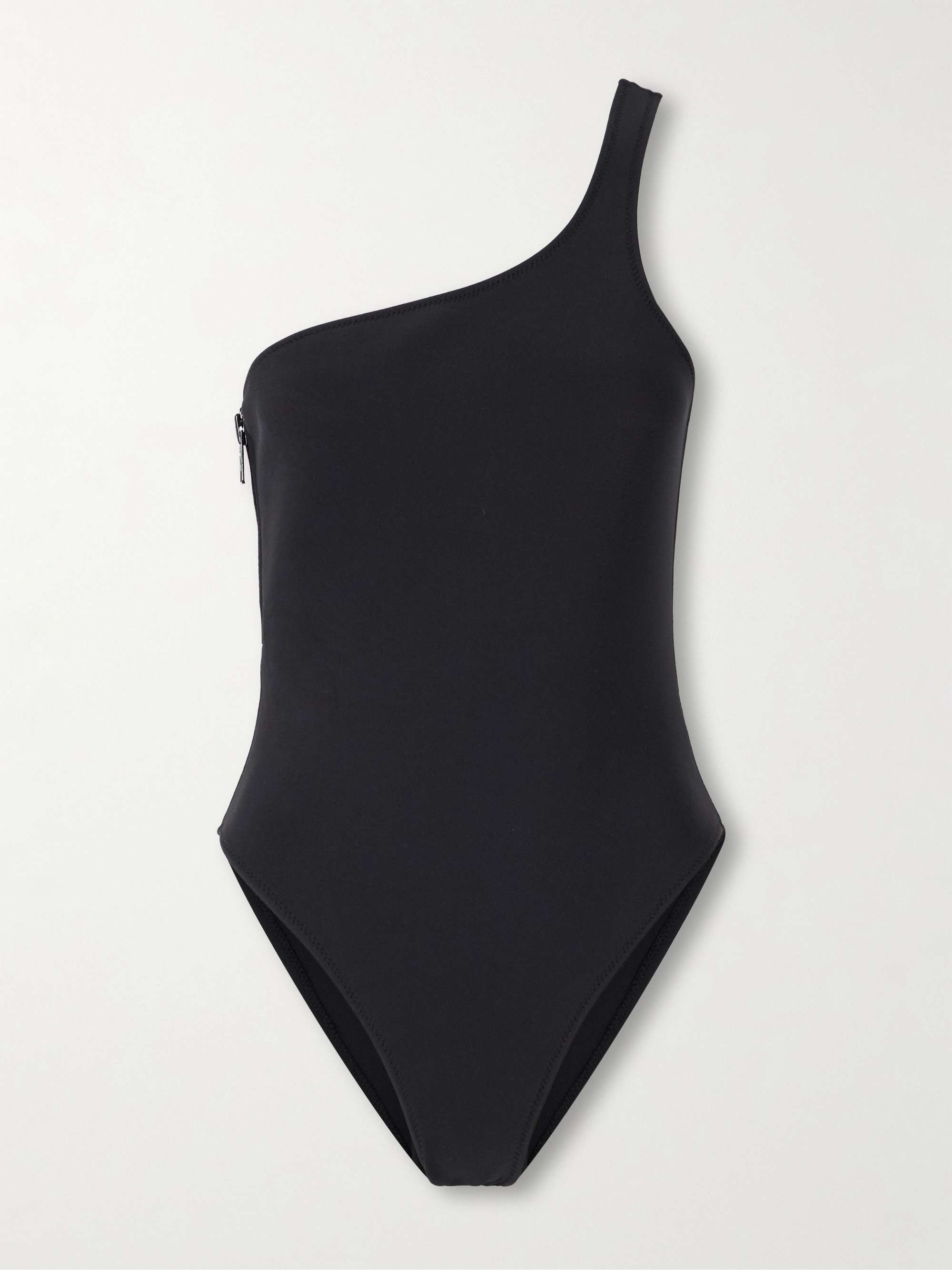 Arden one-shoulder neoprene swimsuit view