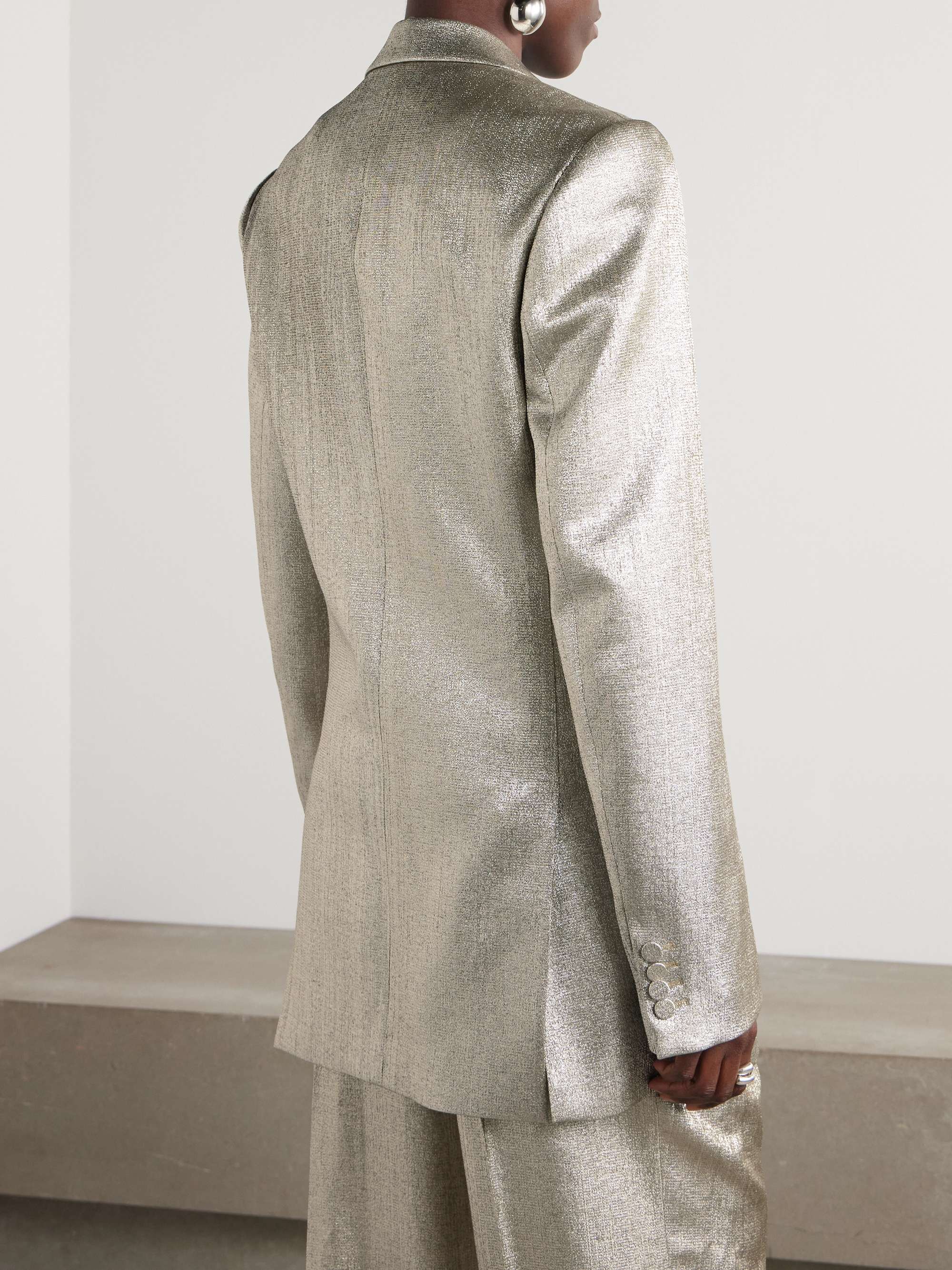 Lamé blazer view