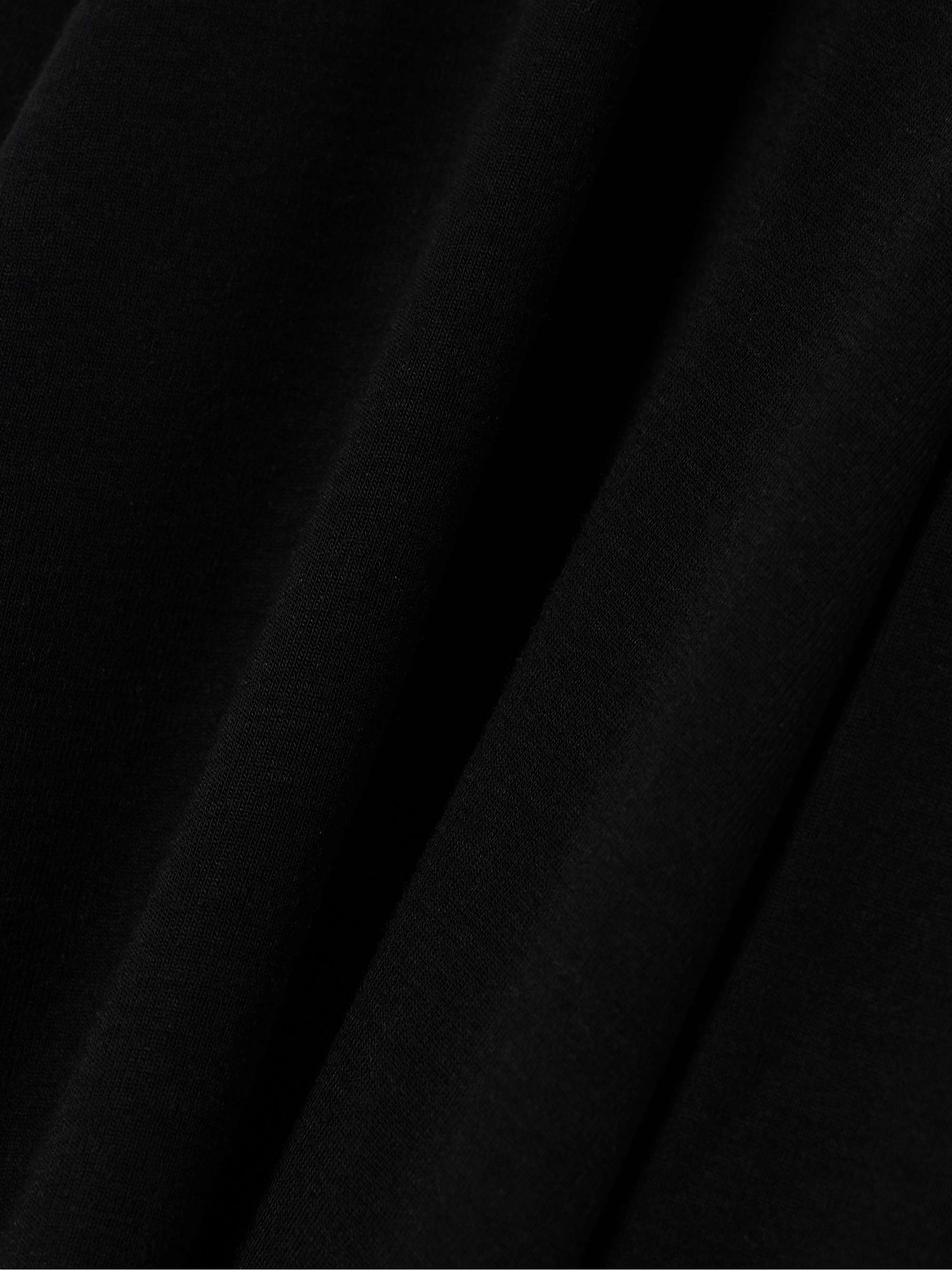 Pascale stretch-Lyocell turtleneck top view