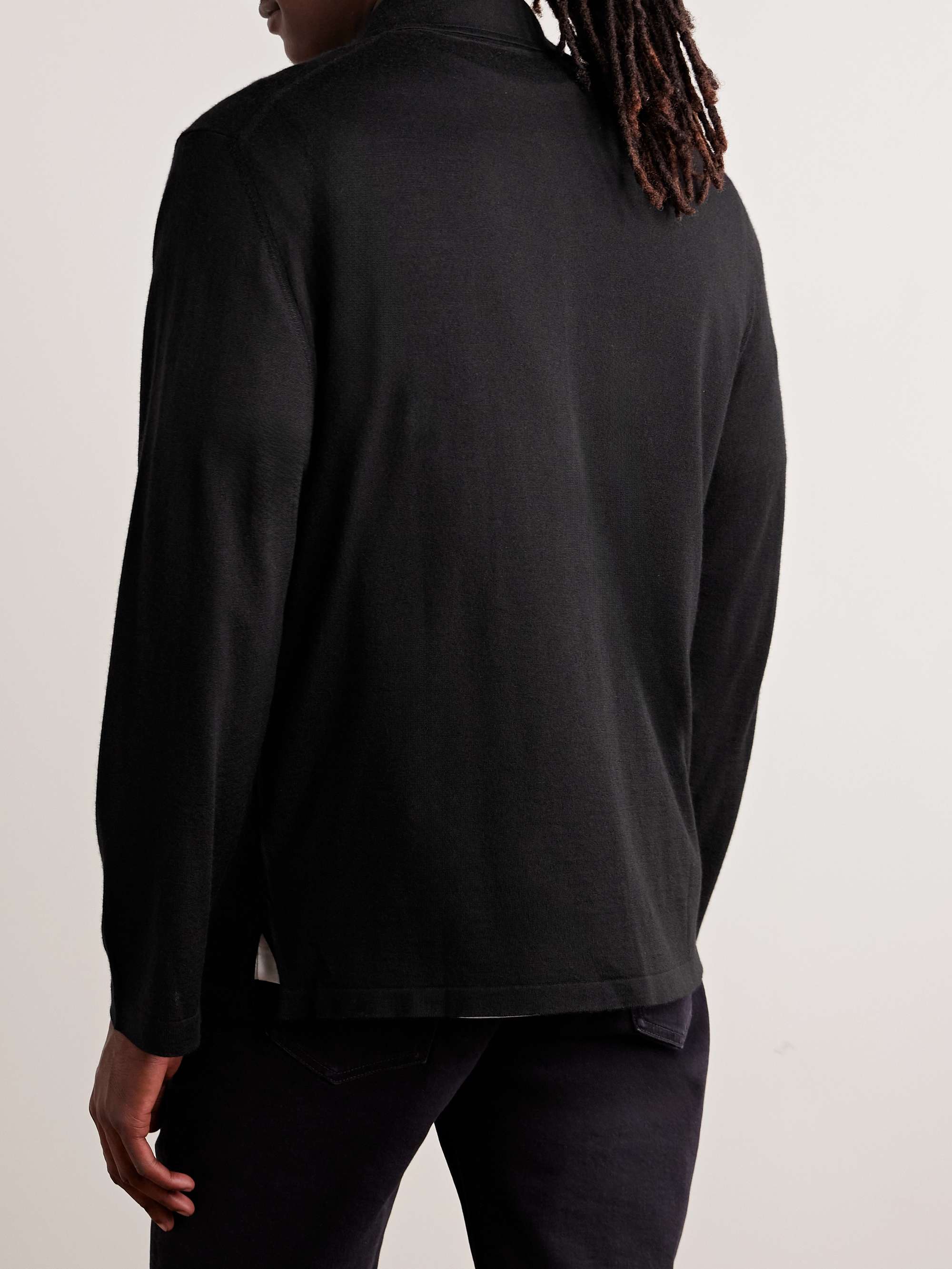 Carlo Cashmere and Silk-Blend Shirt view