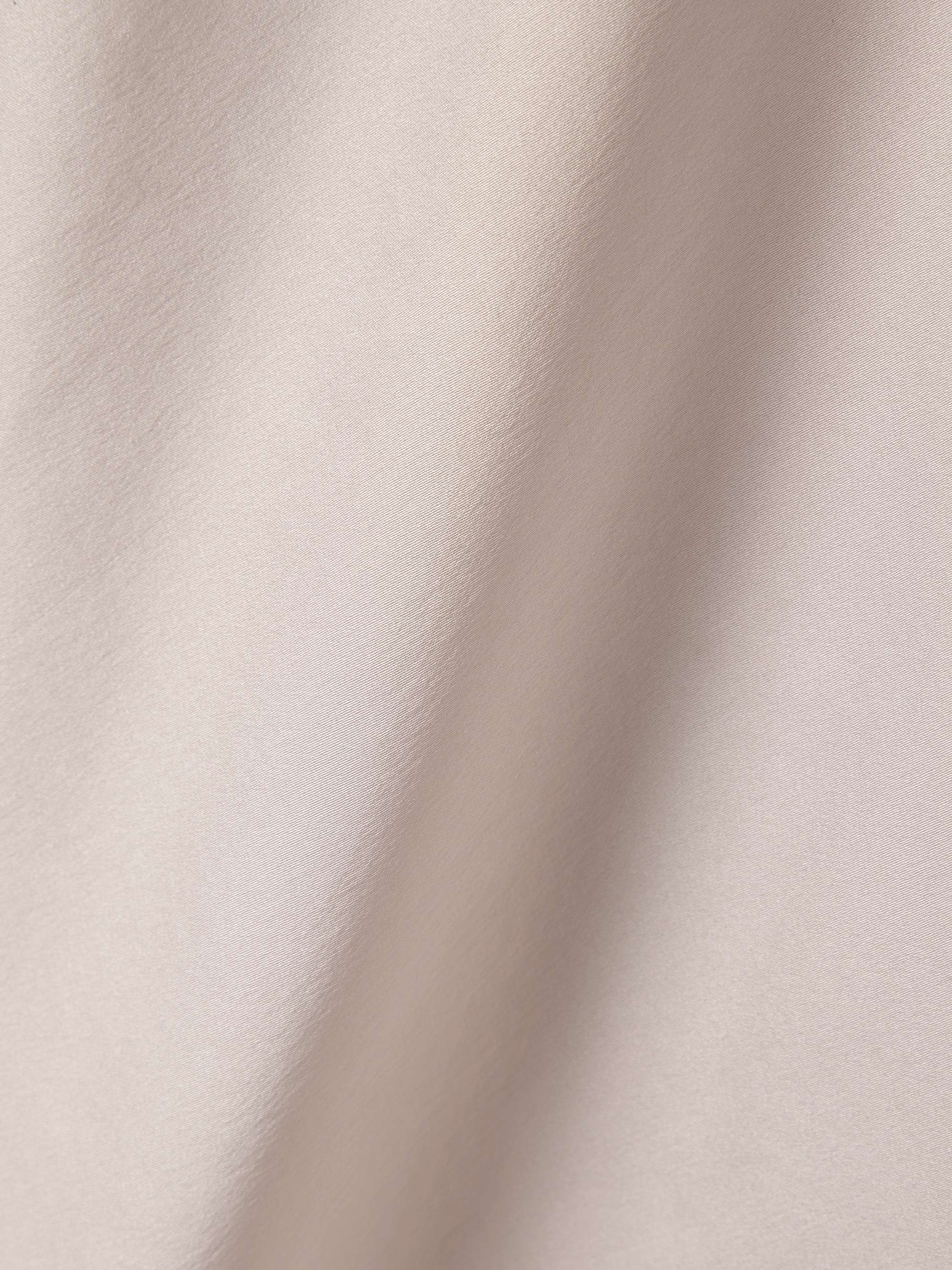 Lace-trimmed silk halterneck tank top view