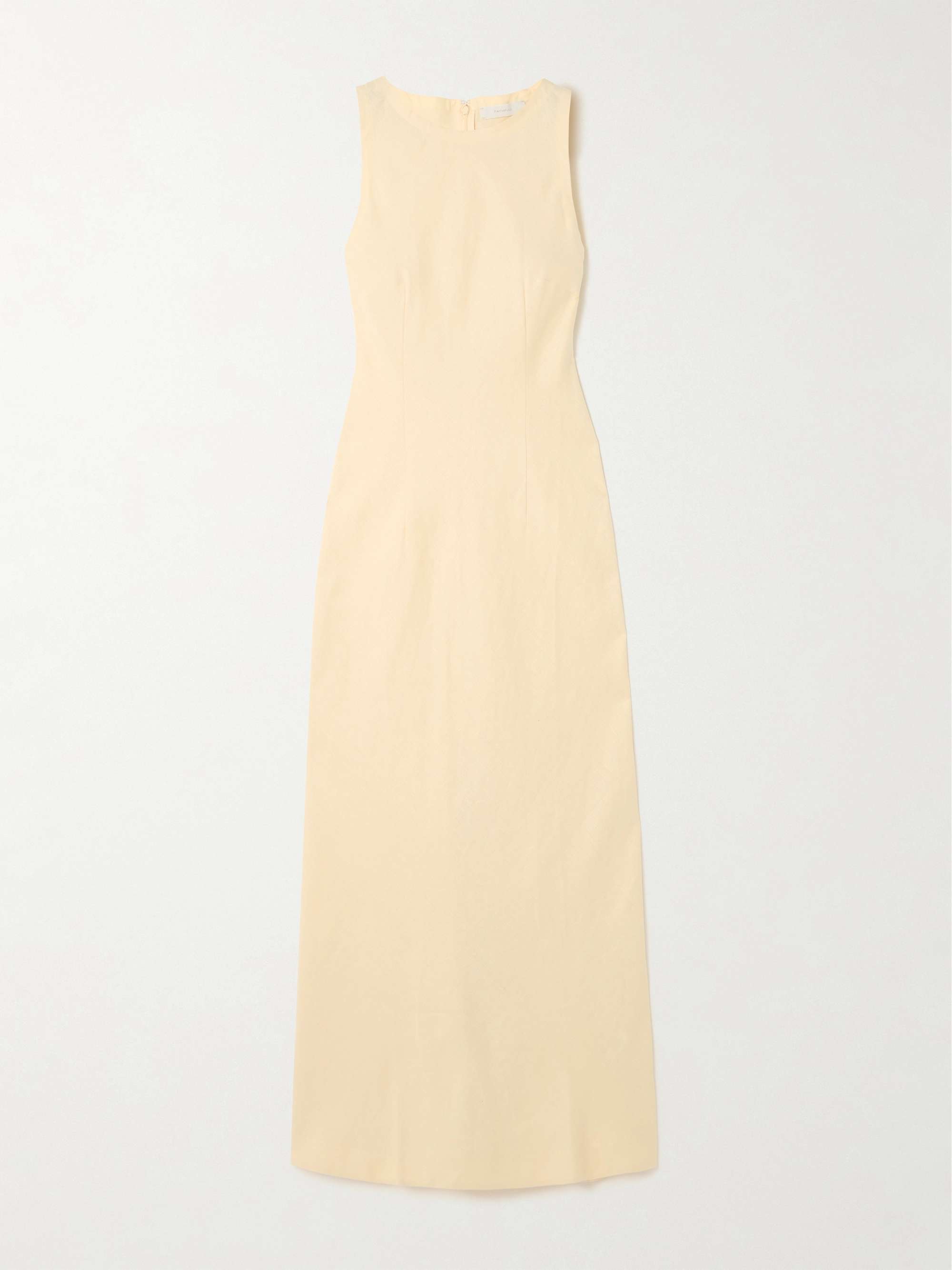 Lydie linen maxi dress view
