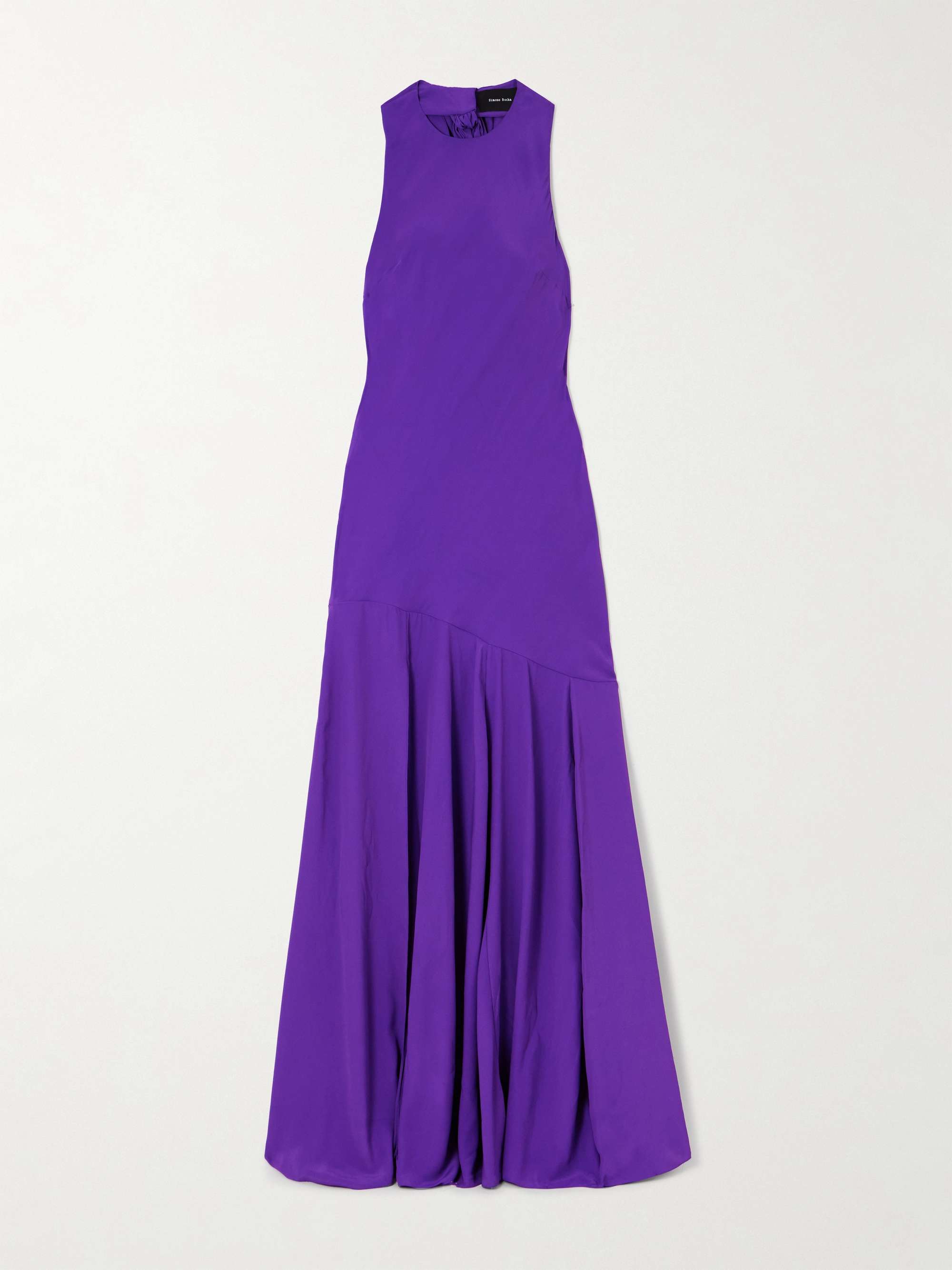 Crepe halterneck gown view