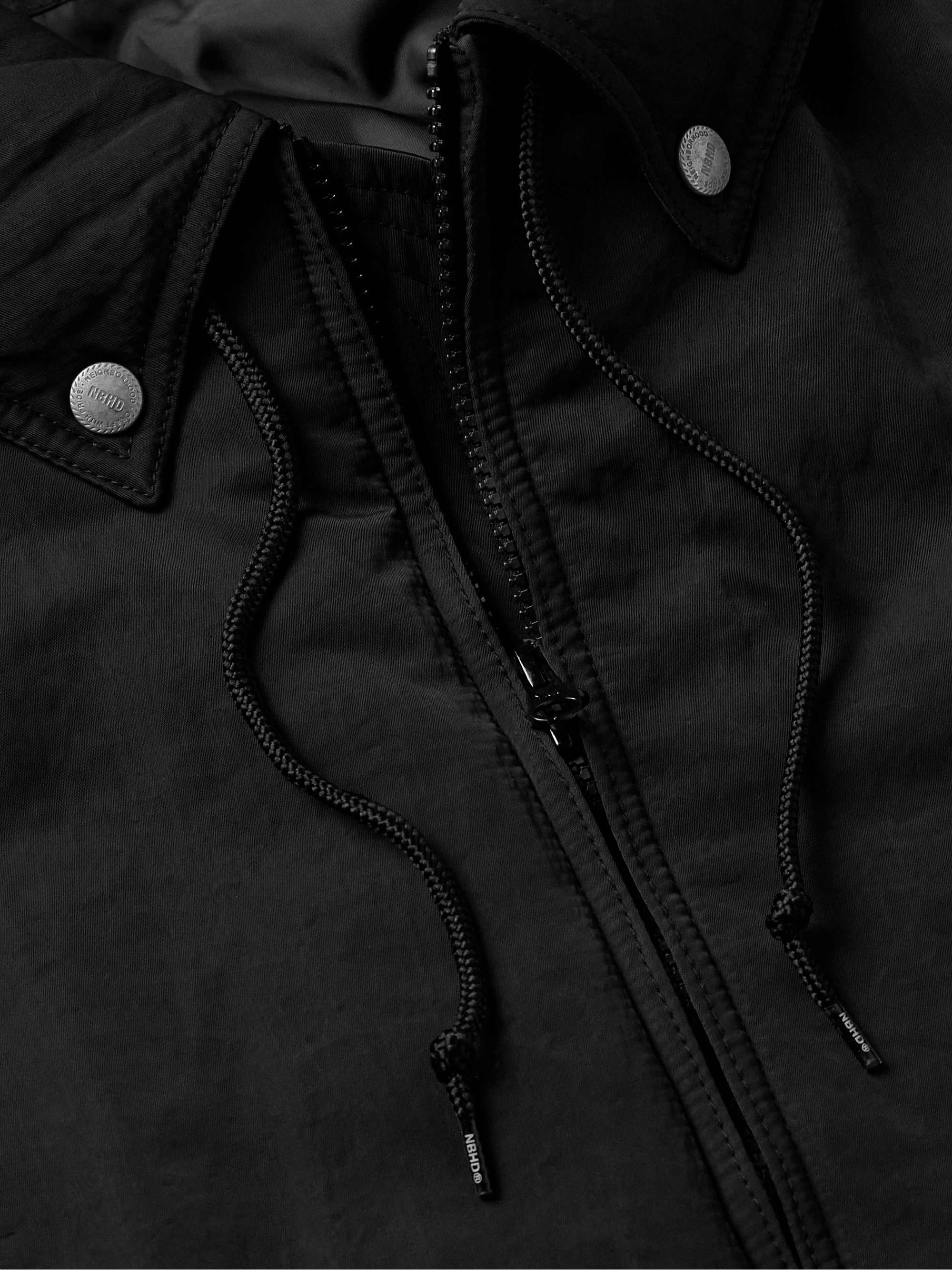 Sailing Padded Nylon-Twill Hooded Jacket view