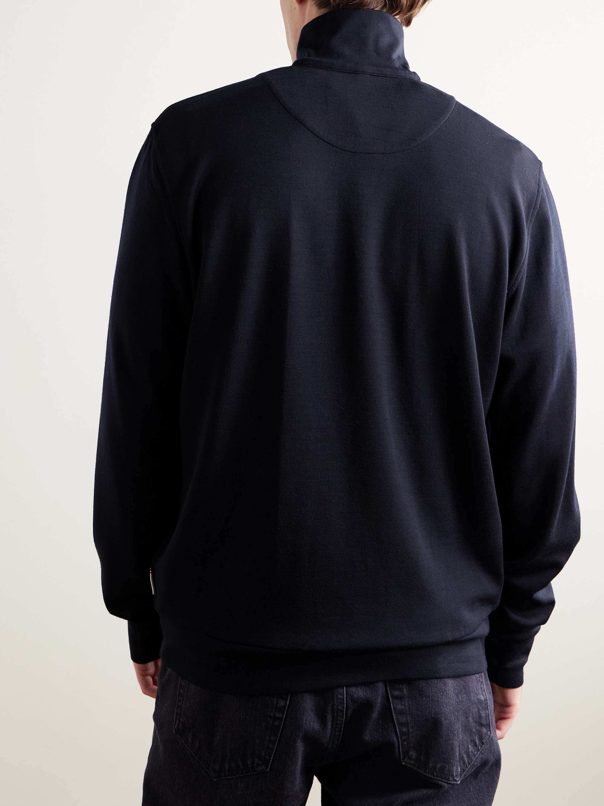 Isar Merino Wool Half-Zip Sweater view