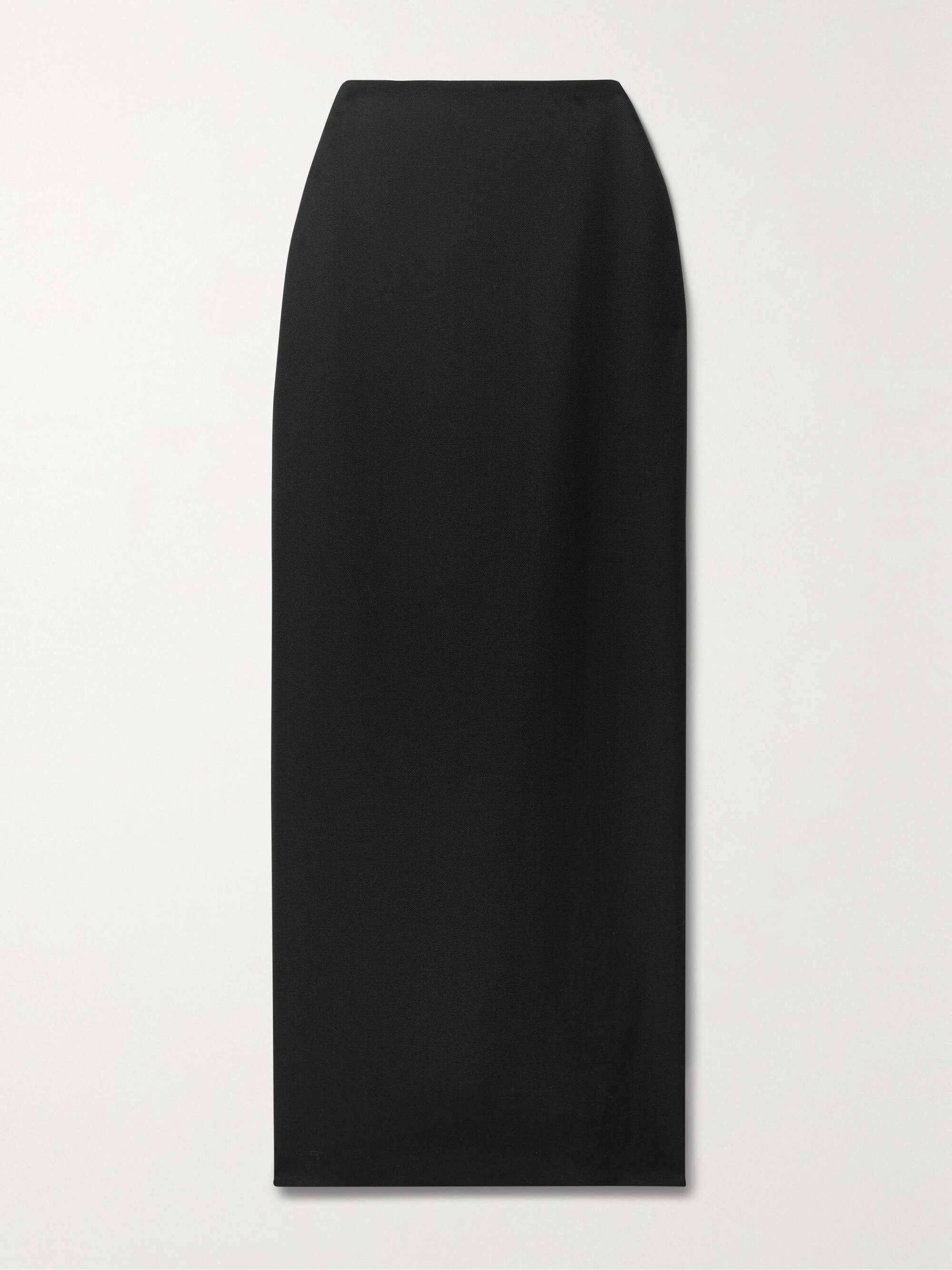 Bartelle grain de poudre wool and mohair-blend maxi skirt view