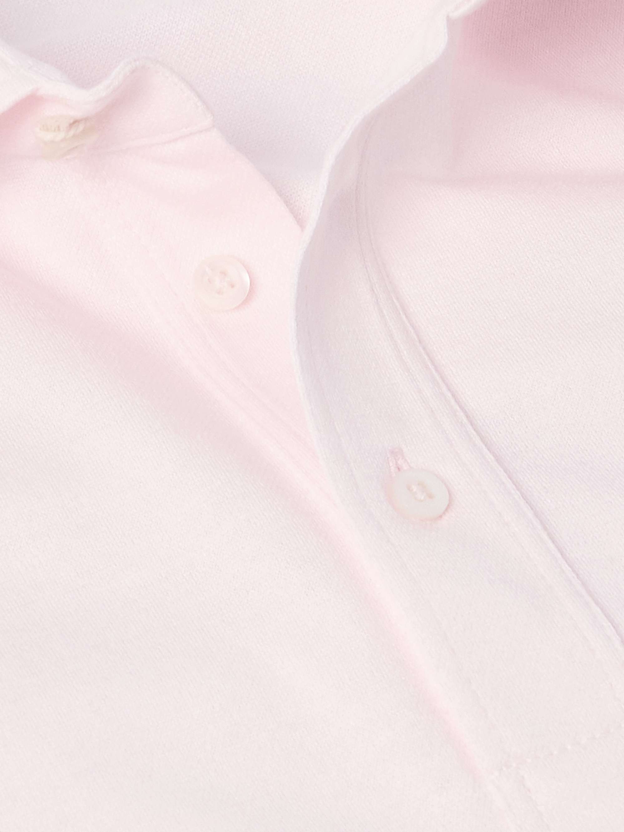 Linen and Cotton-Blend Polo Shirt view