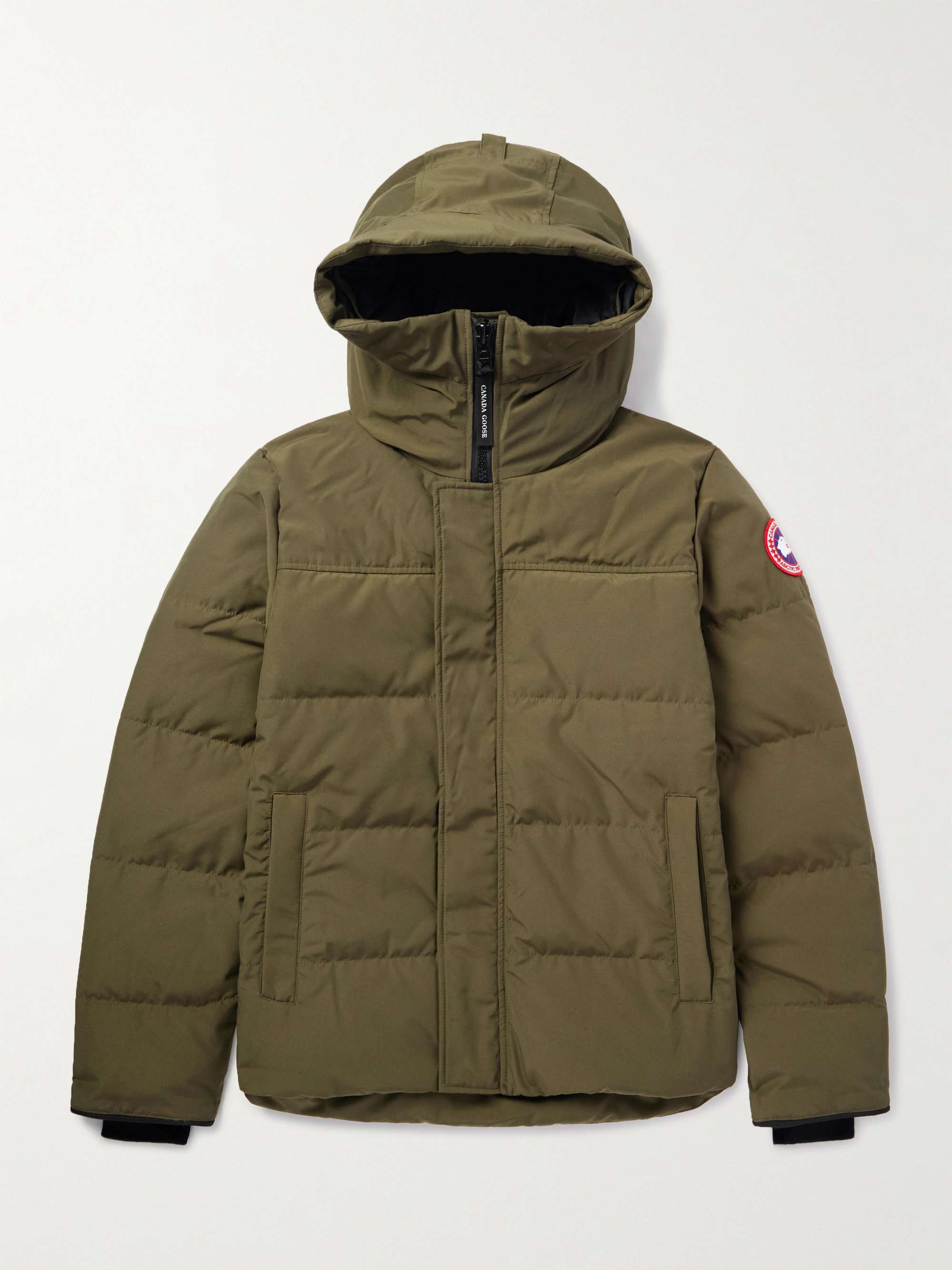 Macmillan Logo-Appliquéd Quilted Shell Hooded Down Parka view