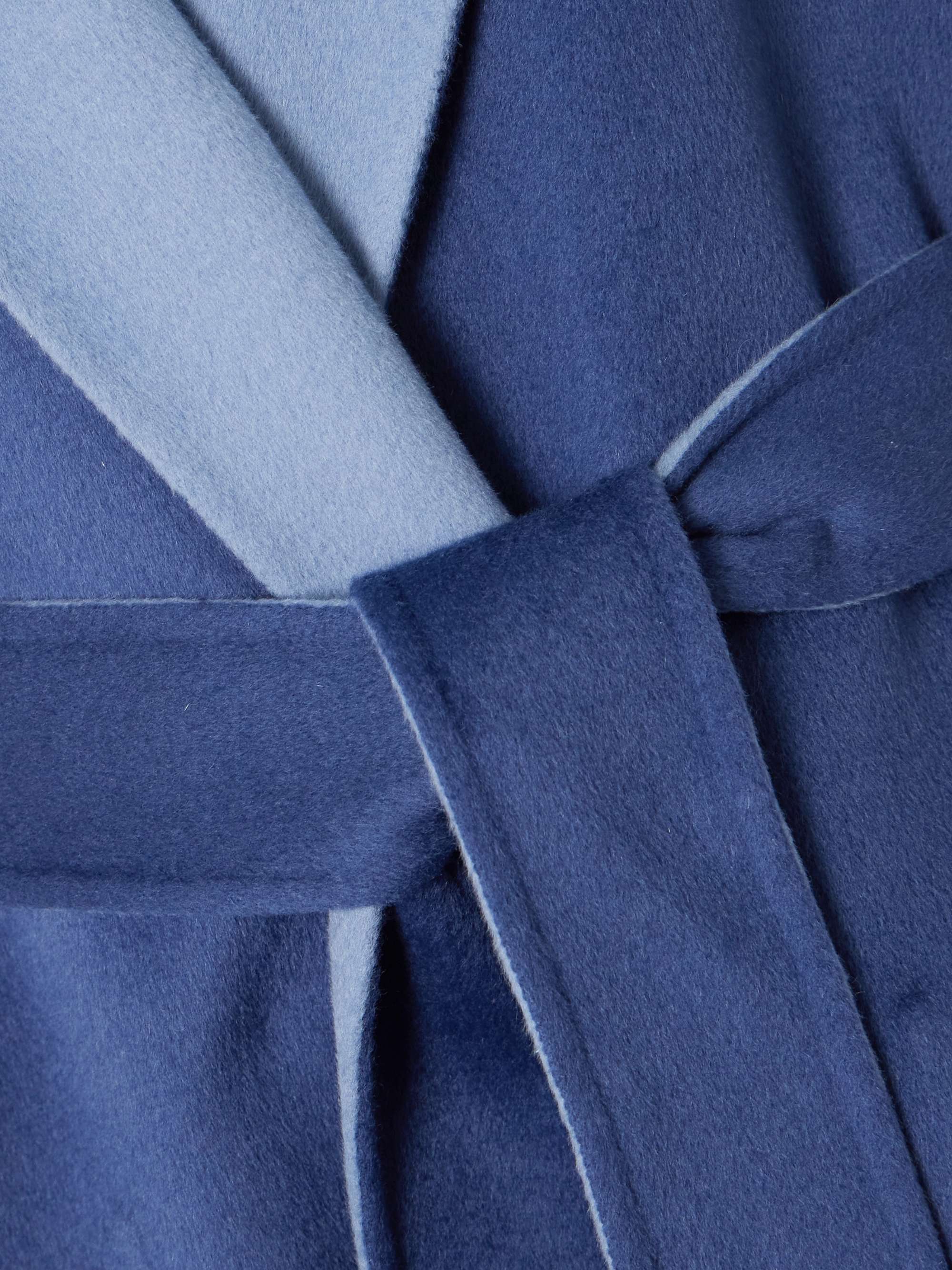 Edmond reversible wool, cashmere and silk-blend coat view