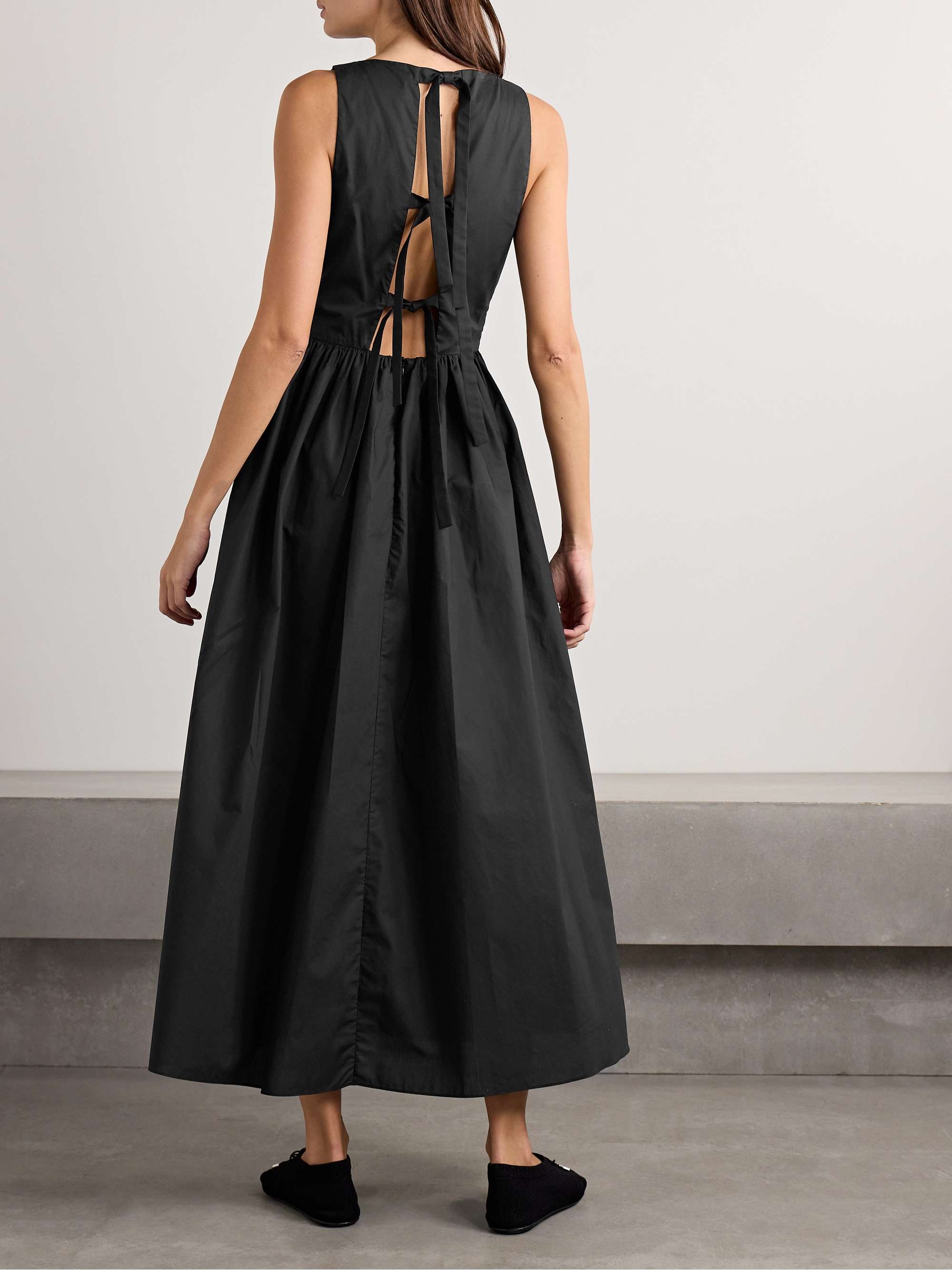 Organic cotton midi dress view