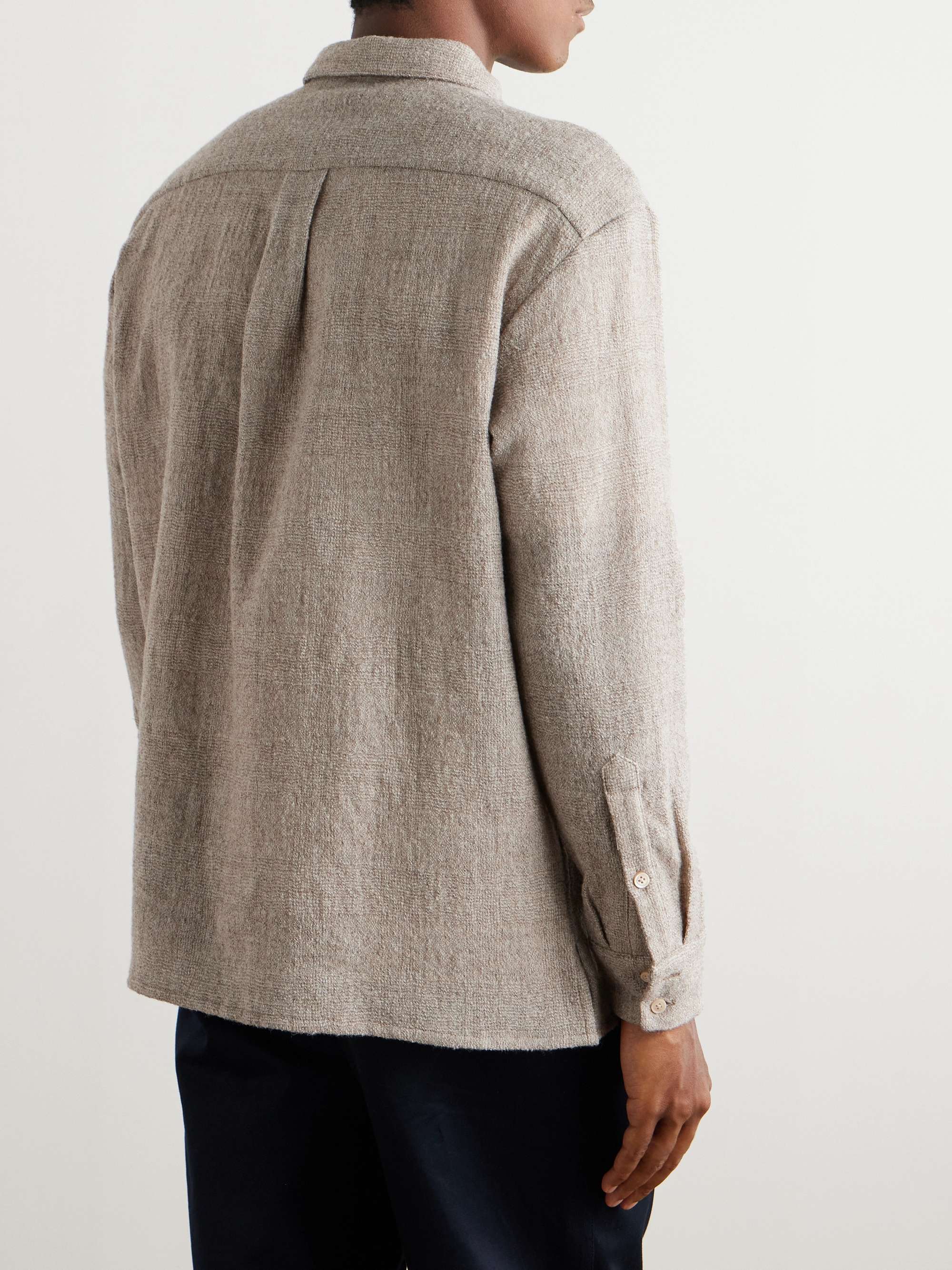 Gusto Prince of Wales Checked Wool Shirt view