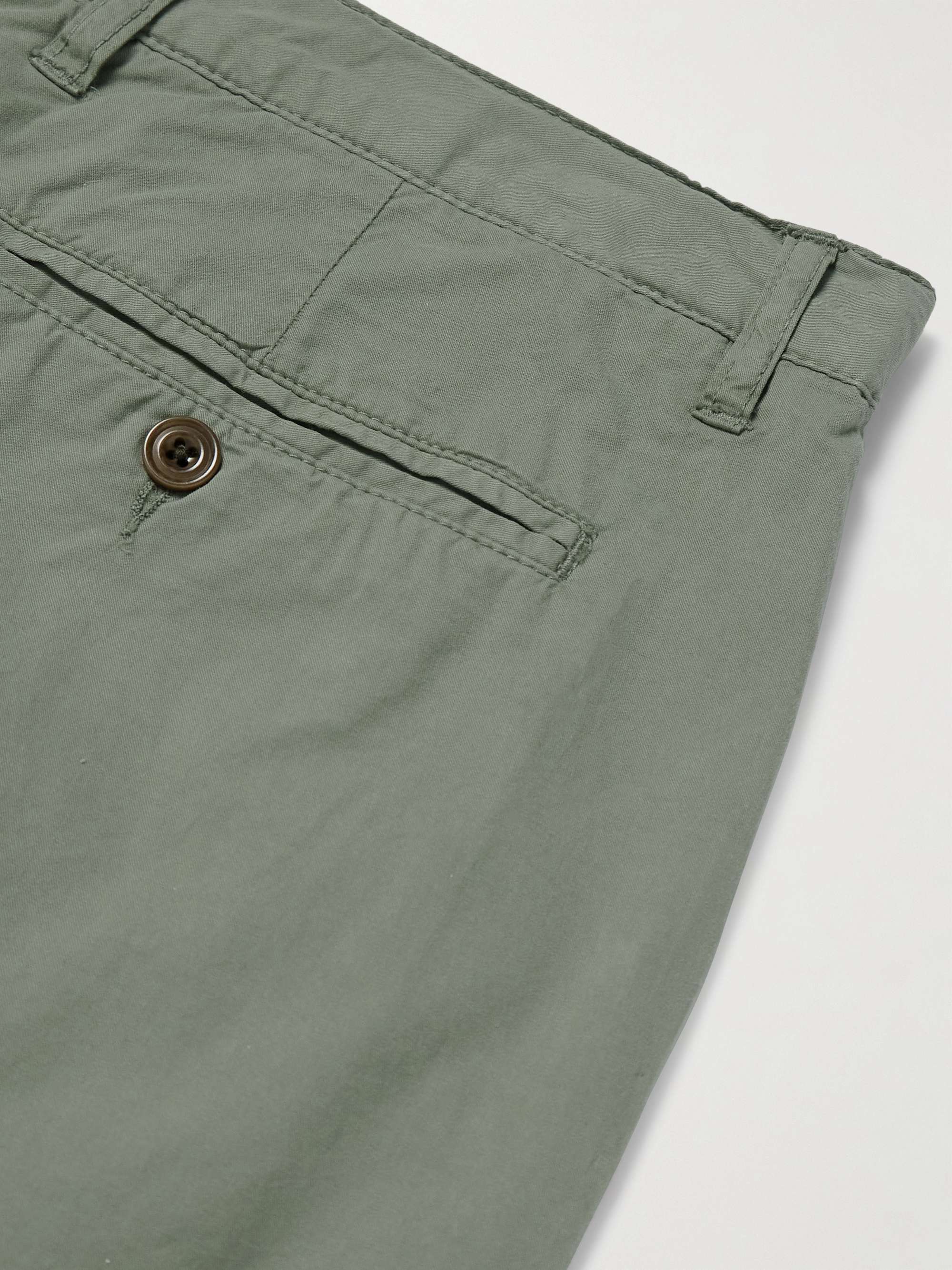 Tyron Slim-Fit Straight-Leg Cotton-Twill Trousers view