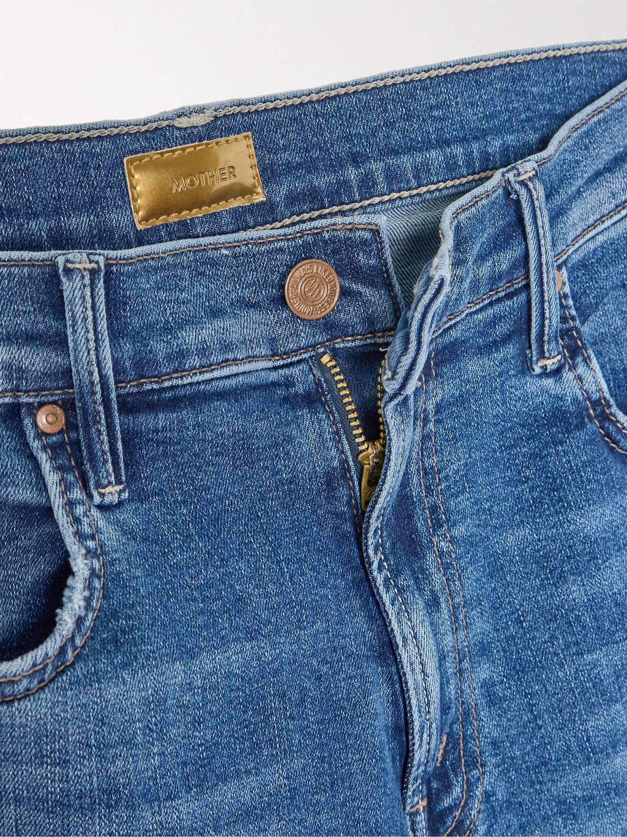 The Maven Sneak mid-rise straight-leg jeans view