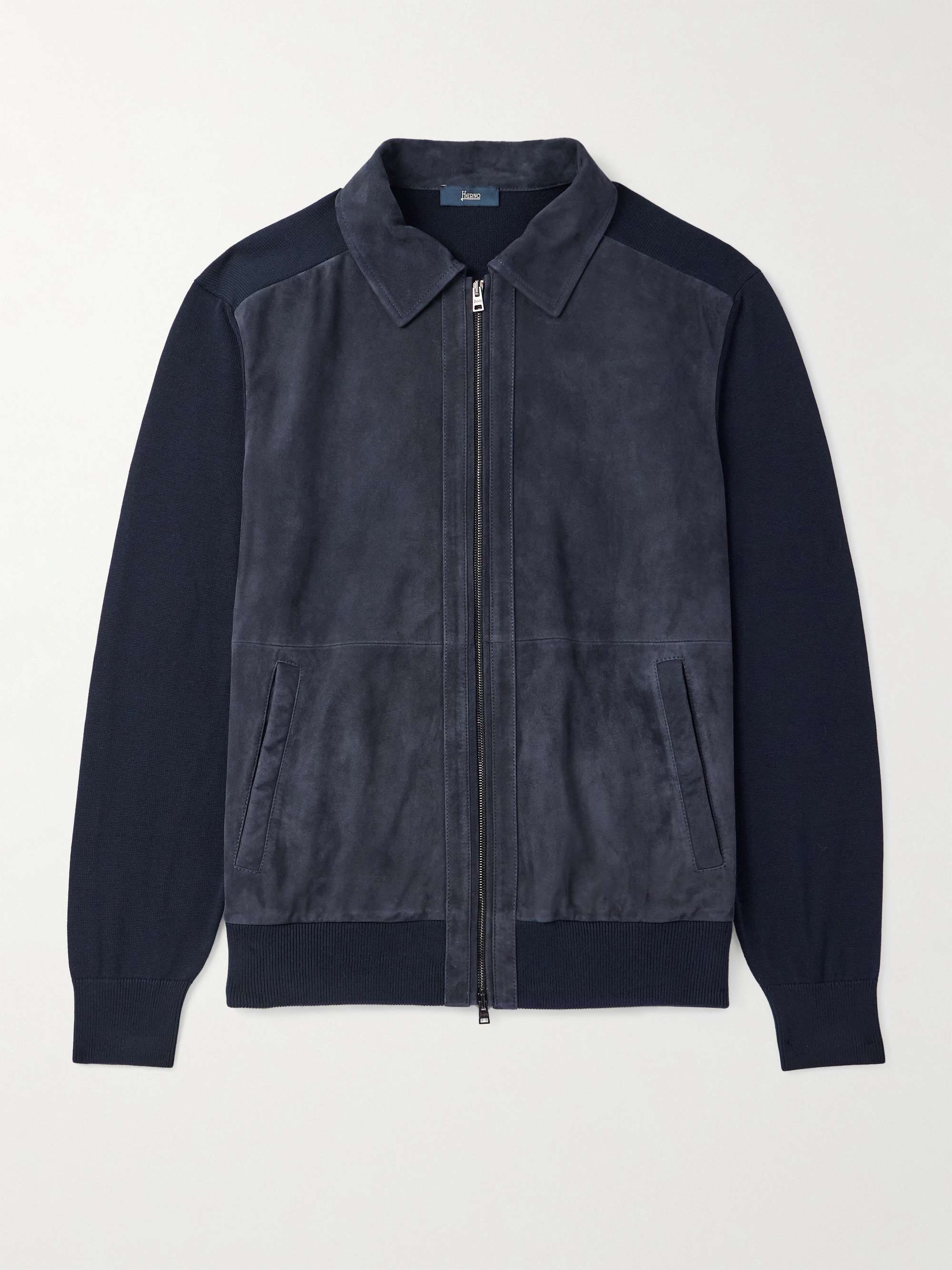 Suede-Panelled Cotton Jacket view