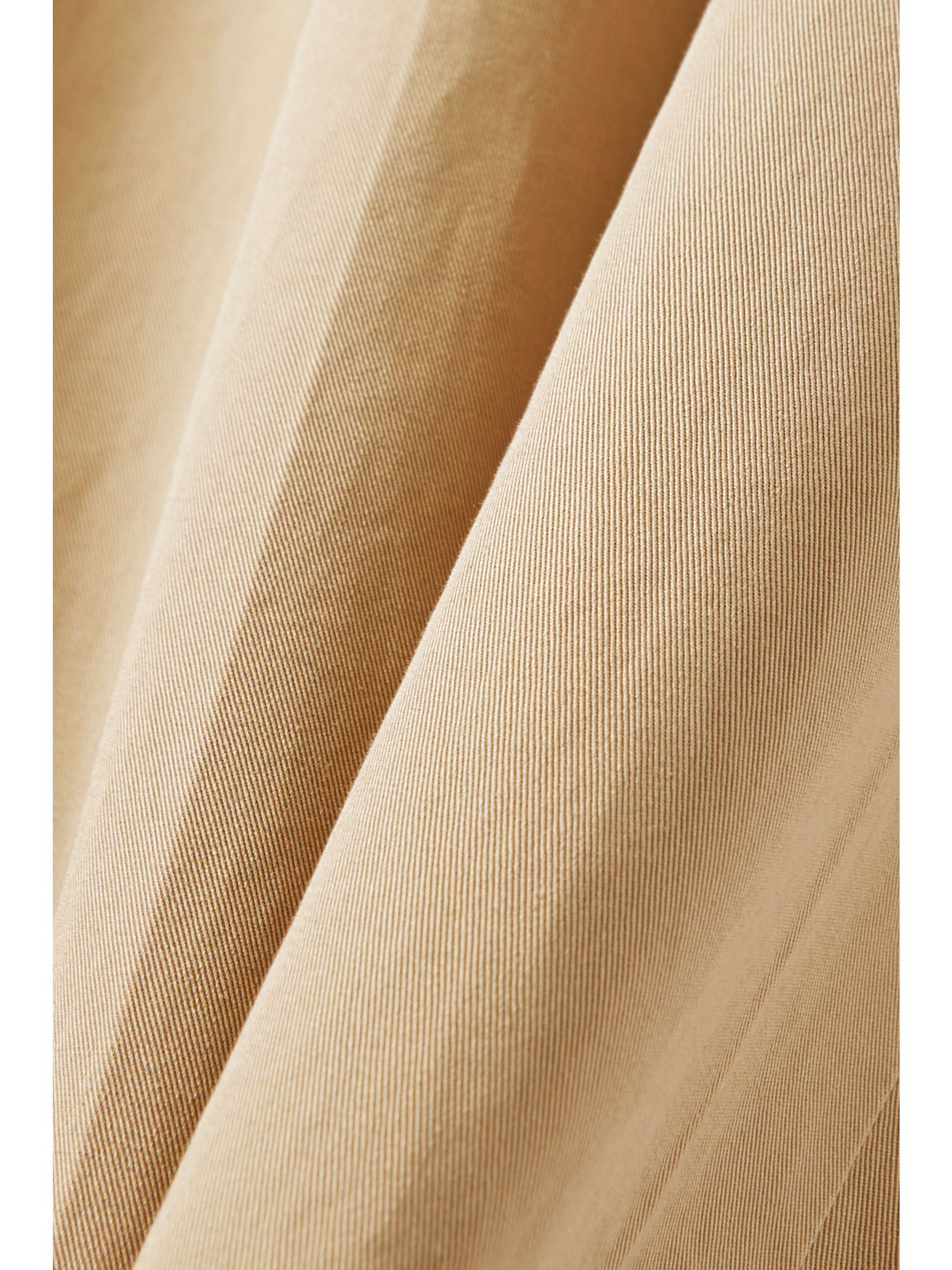 Oversized asymmetric cotton-twill trench coat view