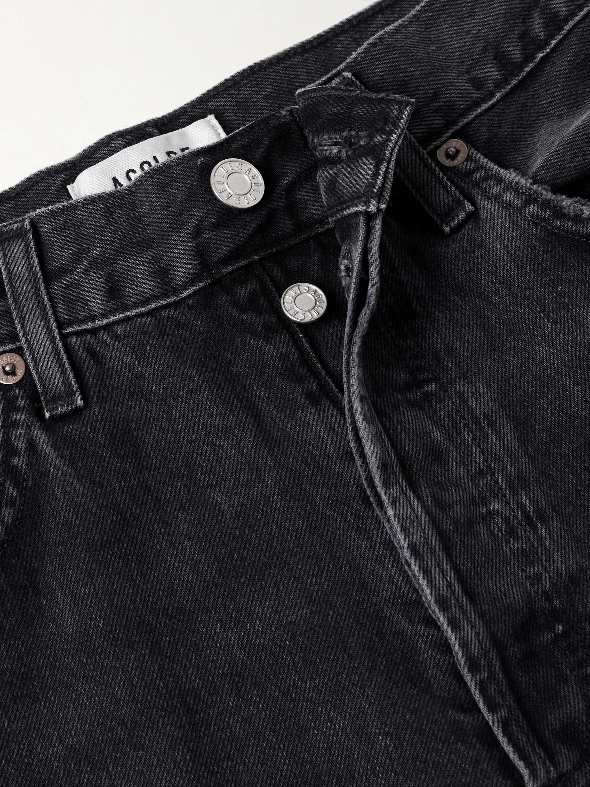 Dame high-rise wide-leg organic jeans view