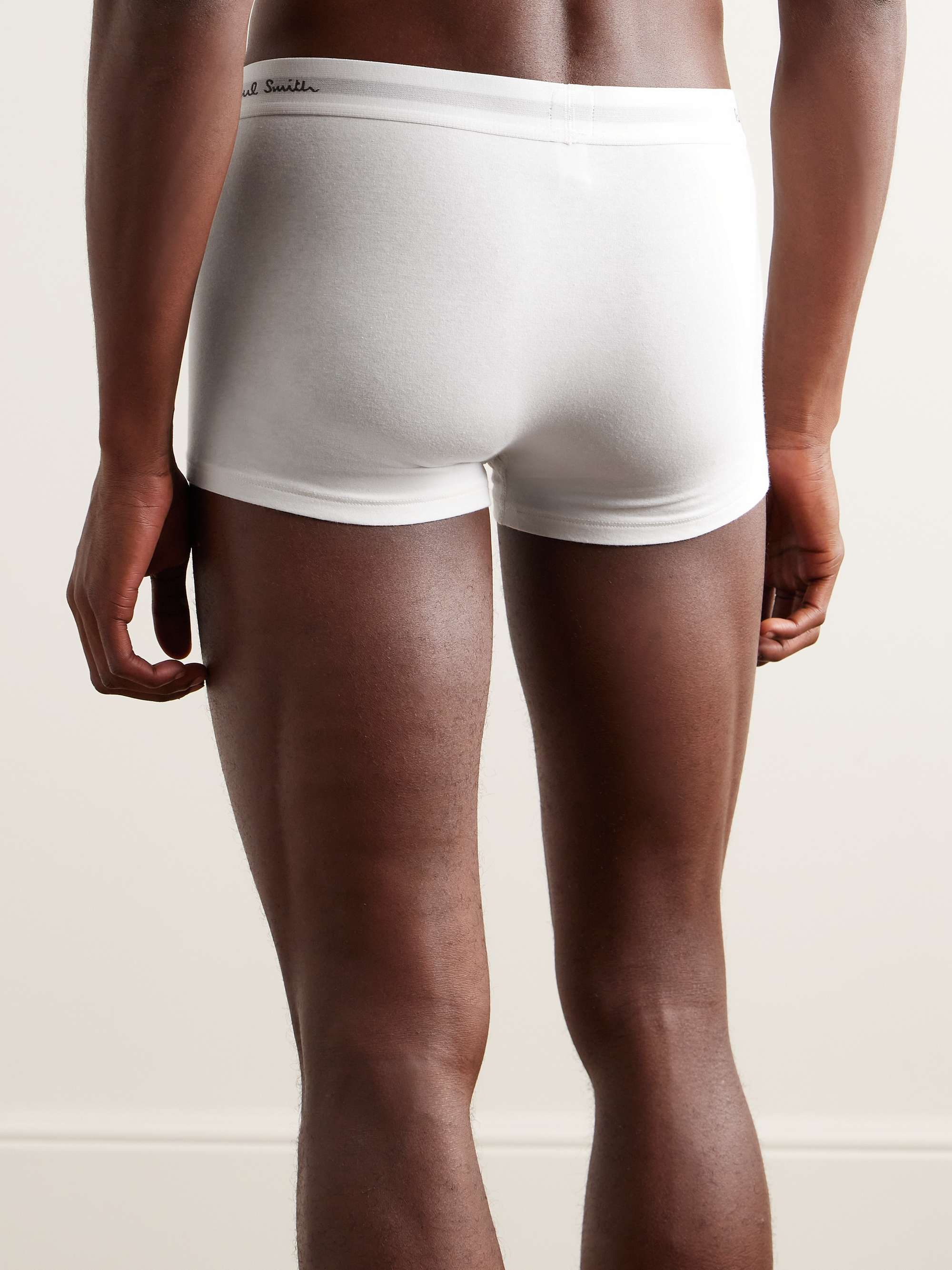 Three-Pack Stretch Organic Cotton-Jersey Boxer Briefs view