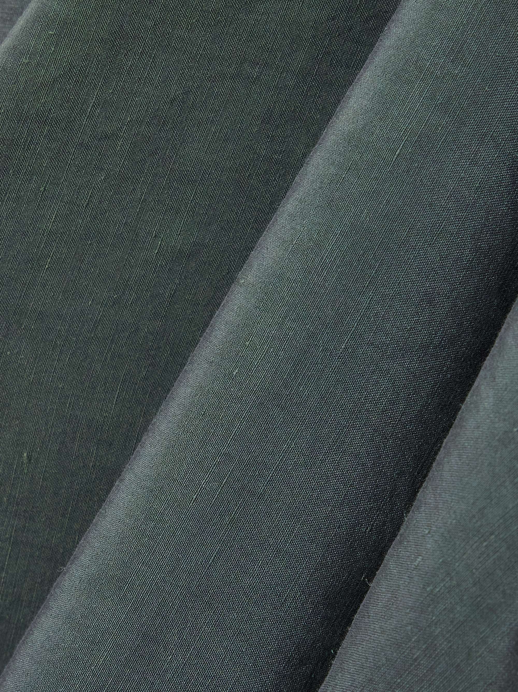 Mona linen and silk-blend halterneck maxi wrap dress view