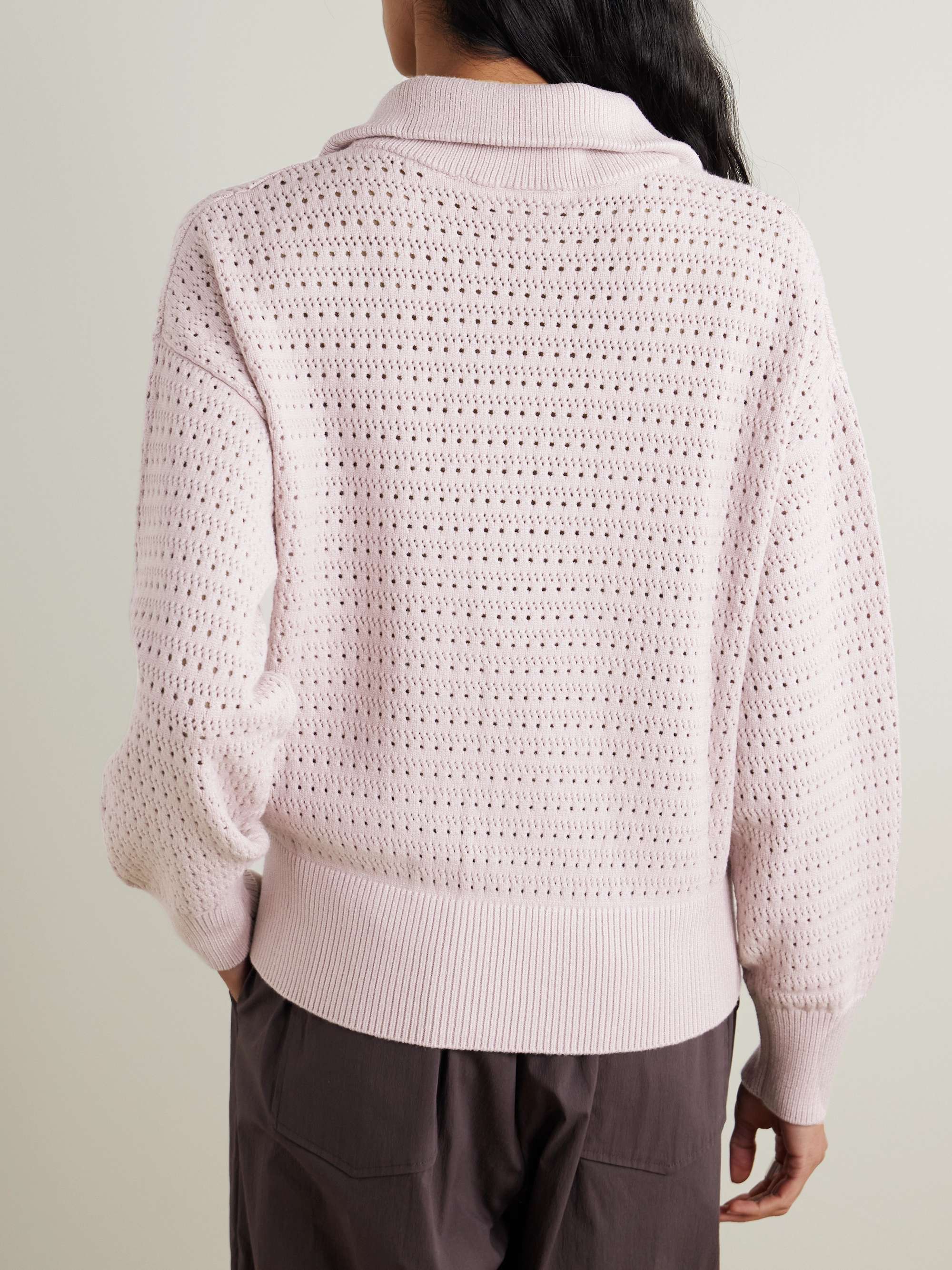 Darla pointelle-knit sweater view
