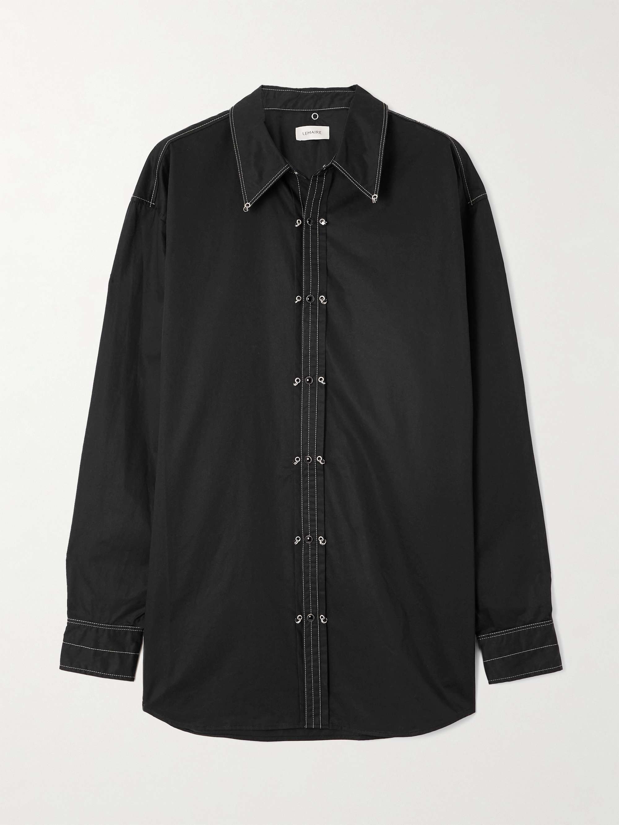Embellished cotton shirt view