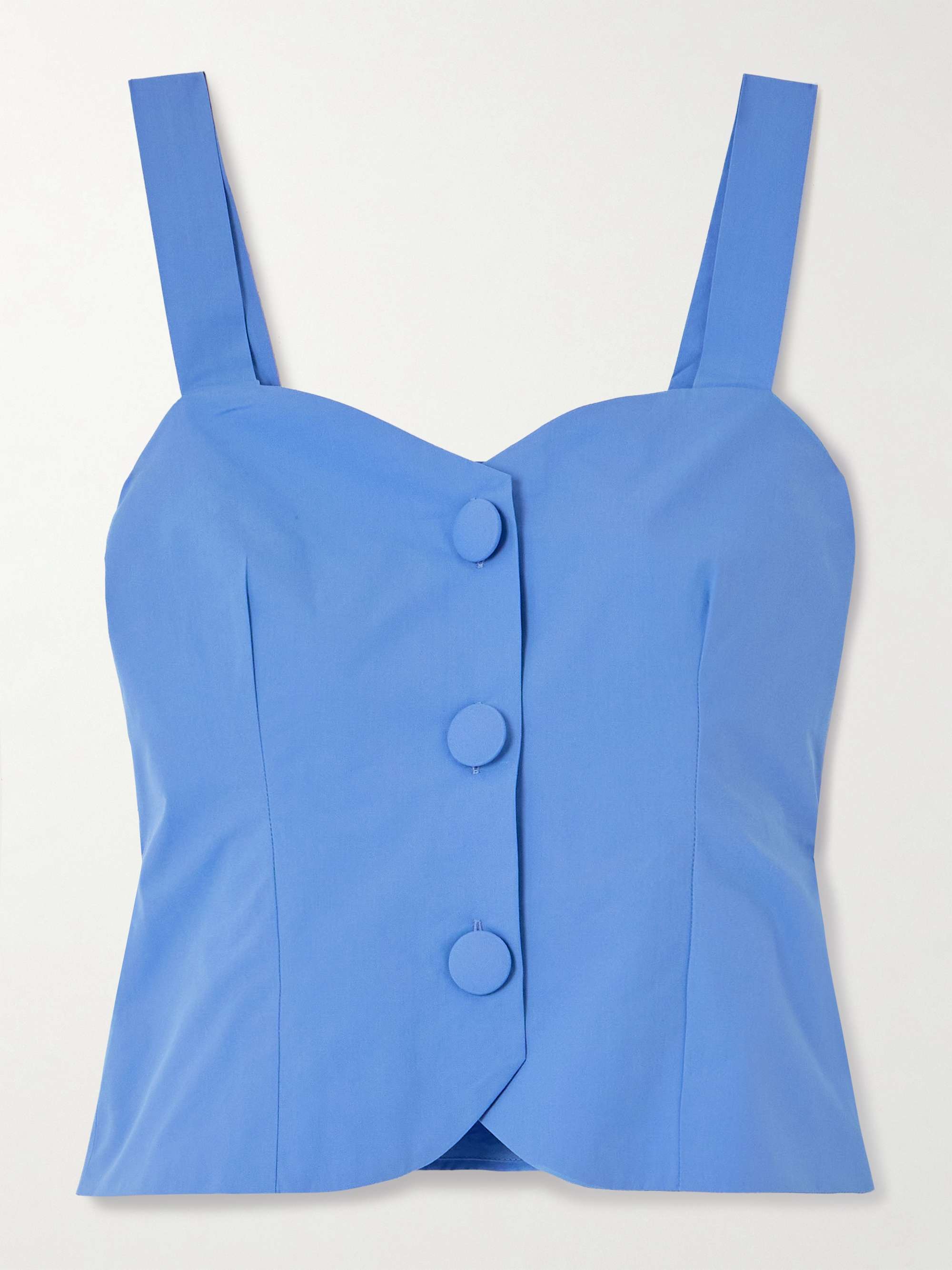 Dora cotton-poplin top view