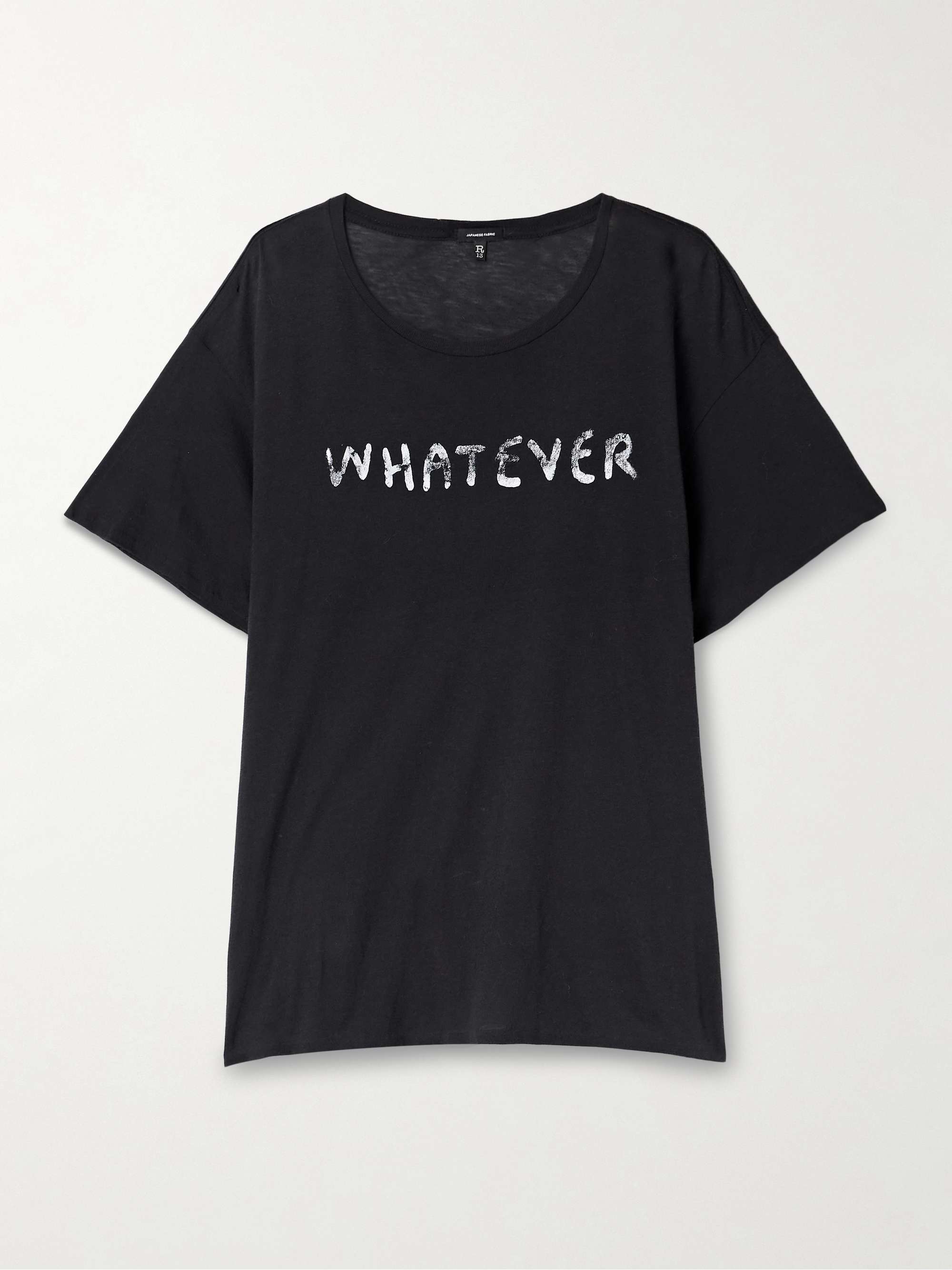 Cotton-blend jersey T-shirt view