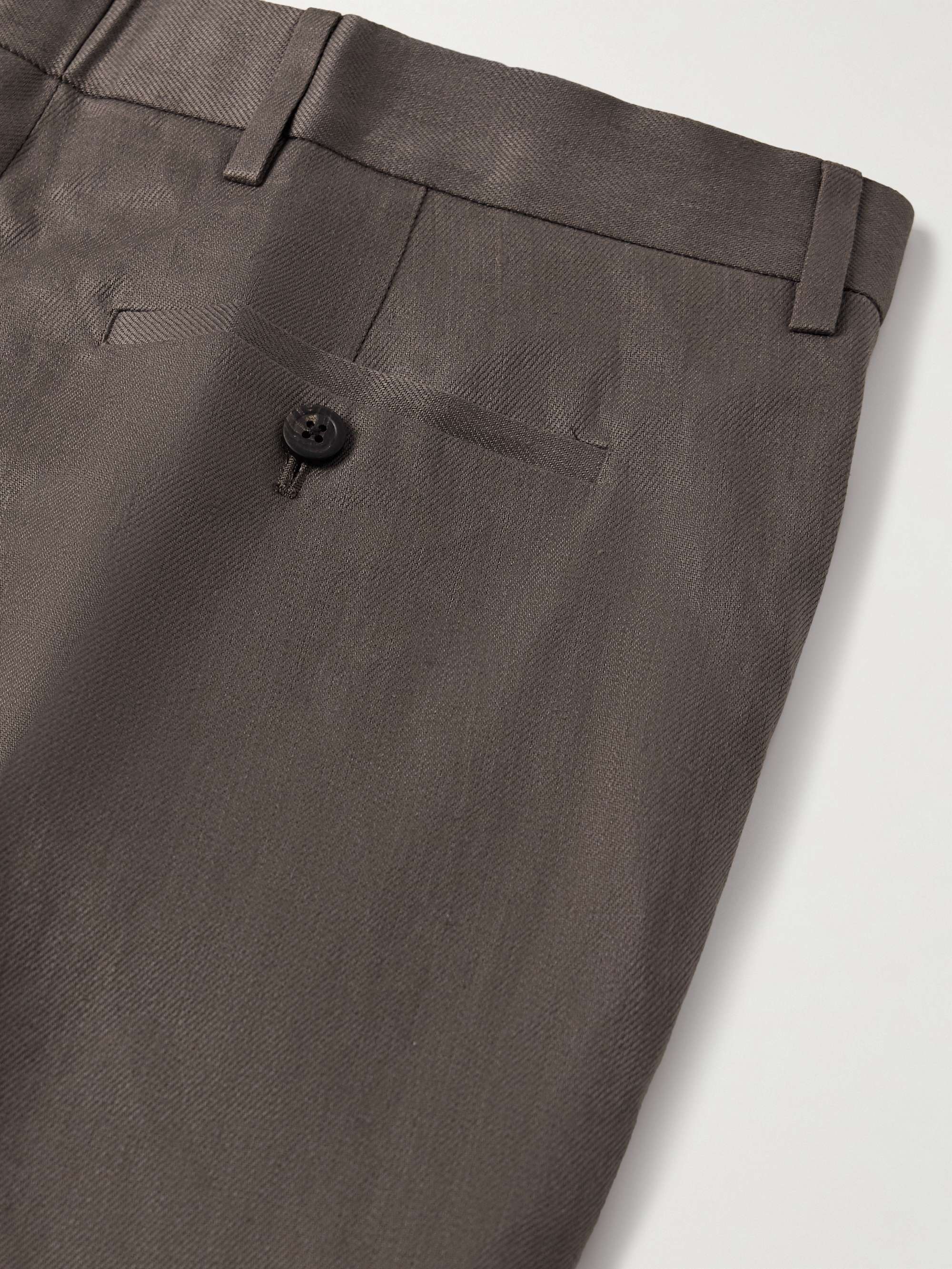 Dietrich Straight-Leg Twill Trousers view