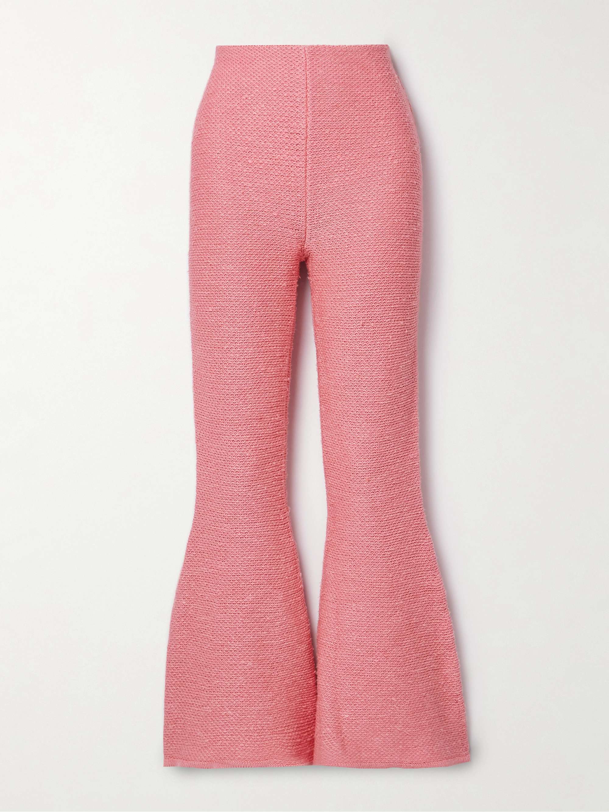 Karpo cashmere and silk-blend flared pants view