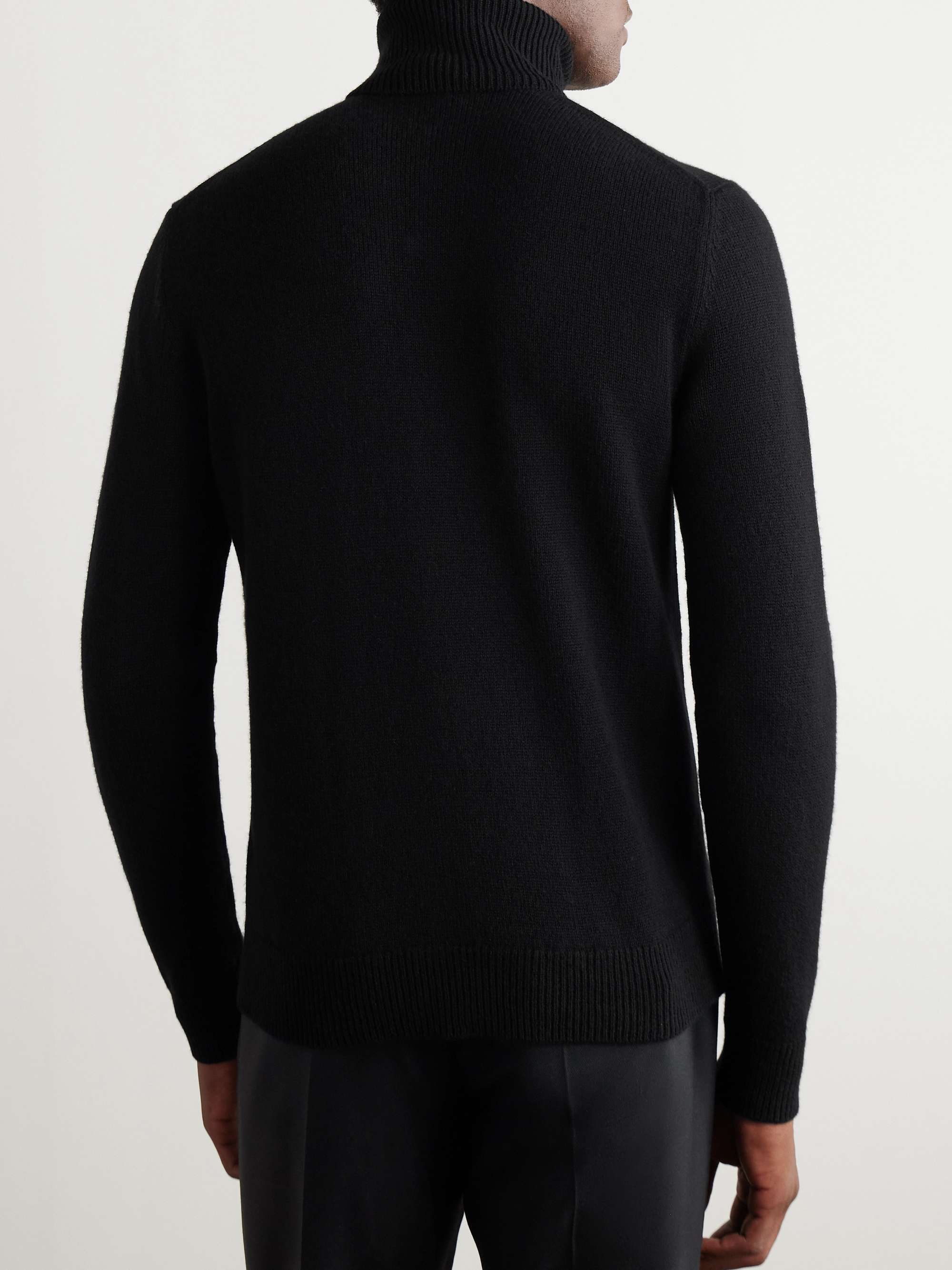 Ribbed Cashmere Rollneck Sweater view