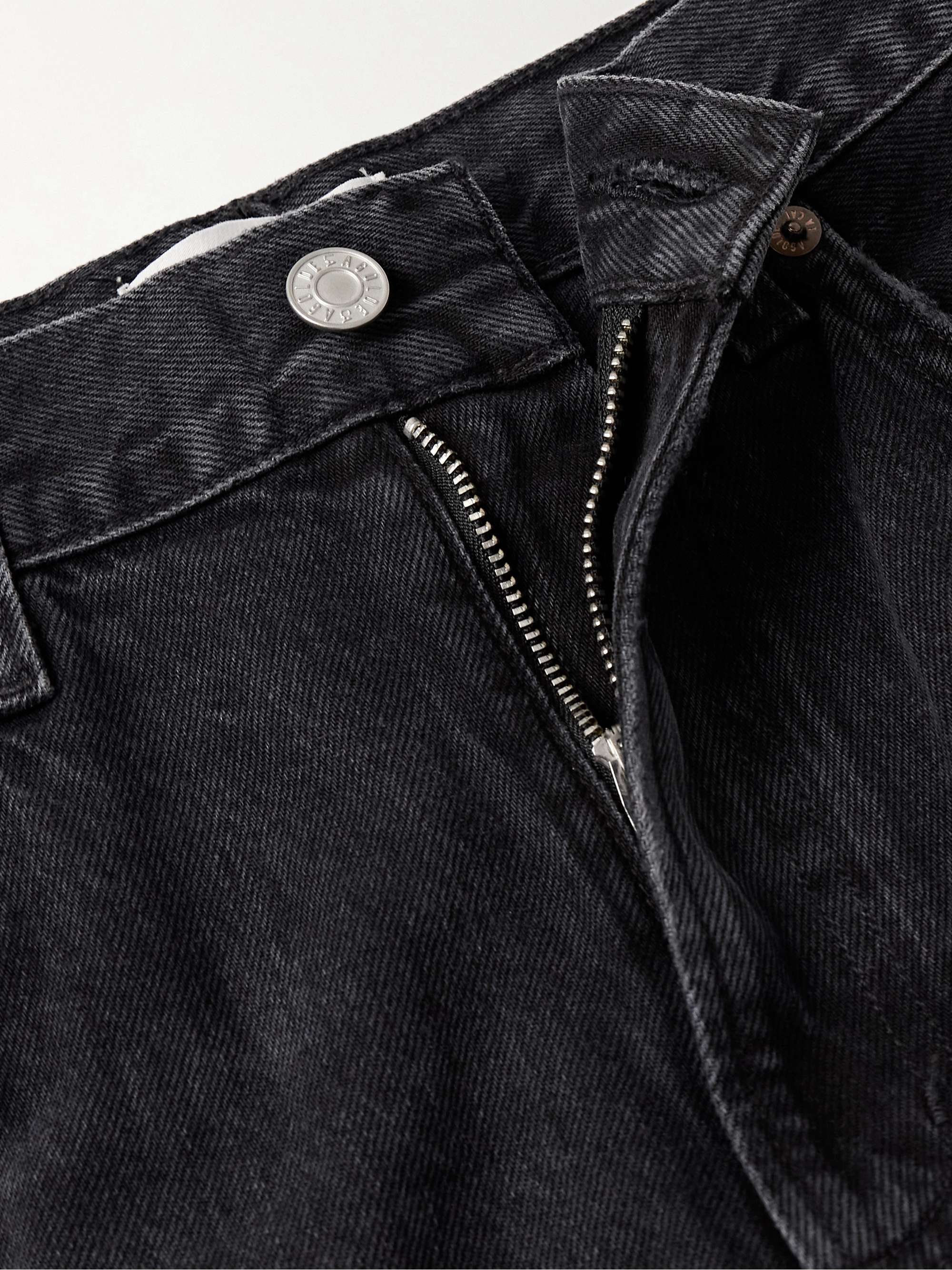 Valen mid-rise straight-leg organic jeans view