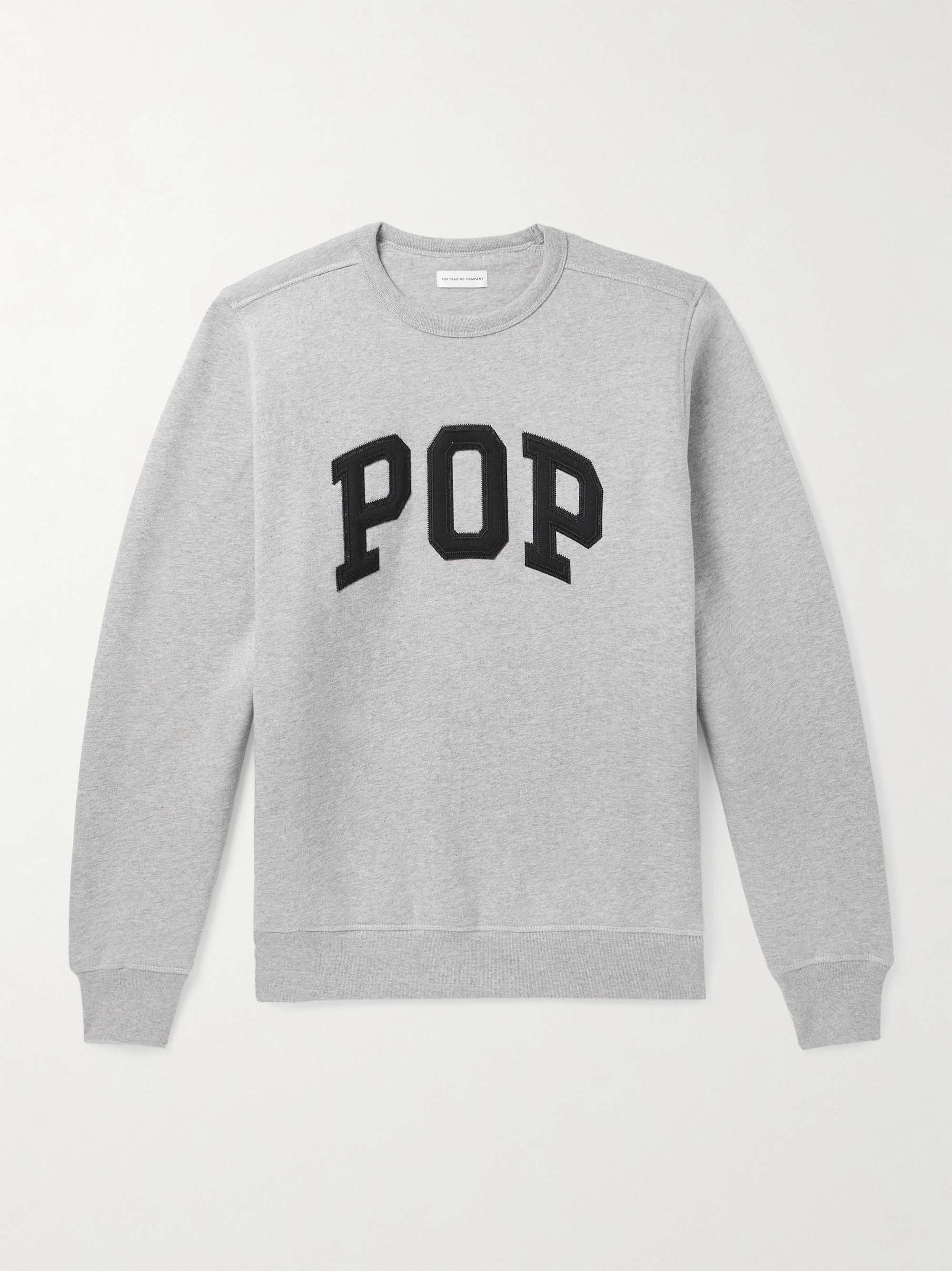 Arch Logo-Appliquéd Cotton-Blend Jersey Sweatshirt view