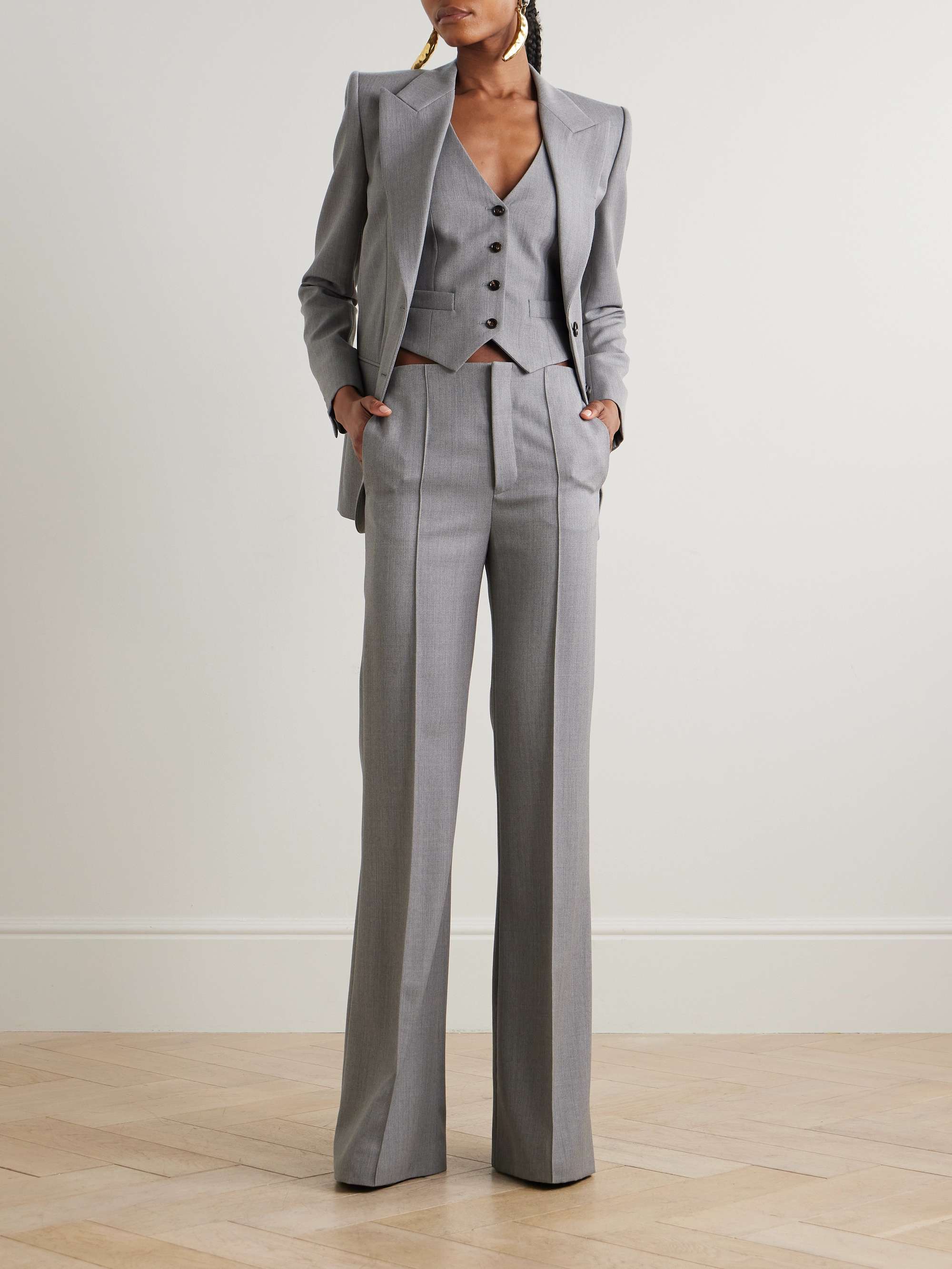 Grain de poudre wool vest view