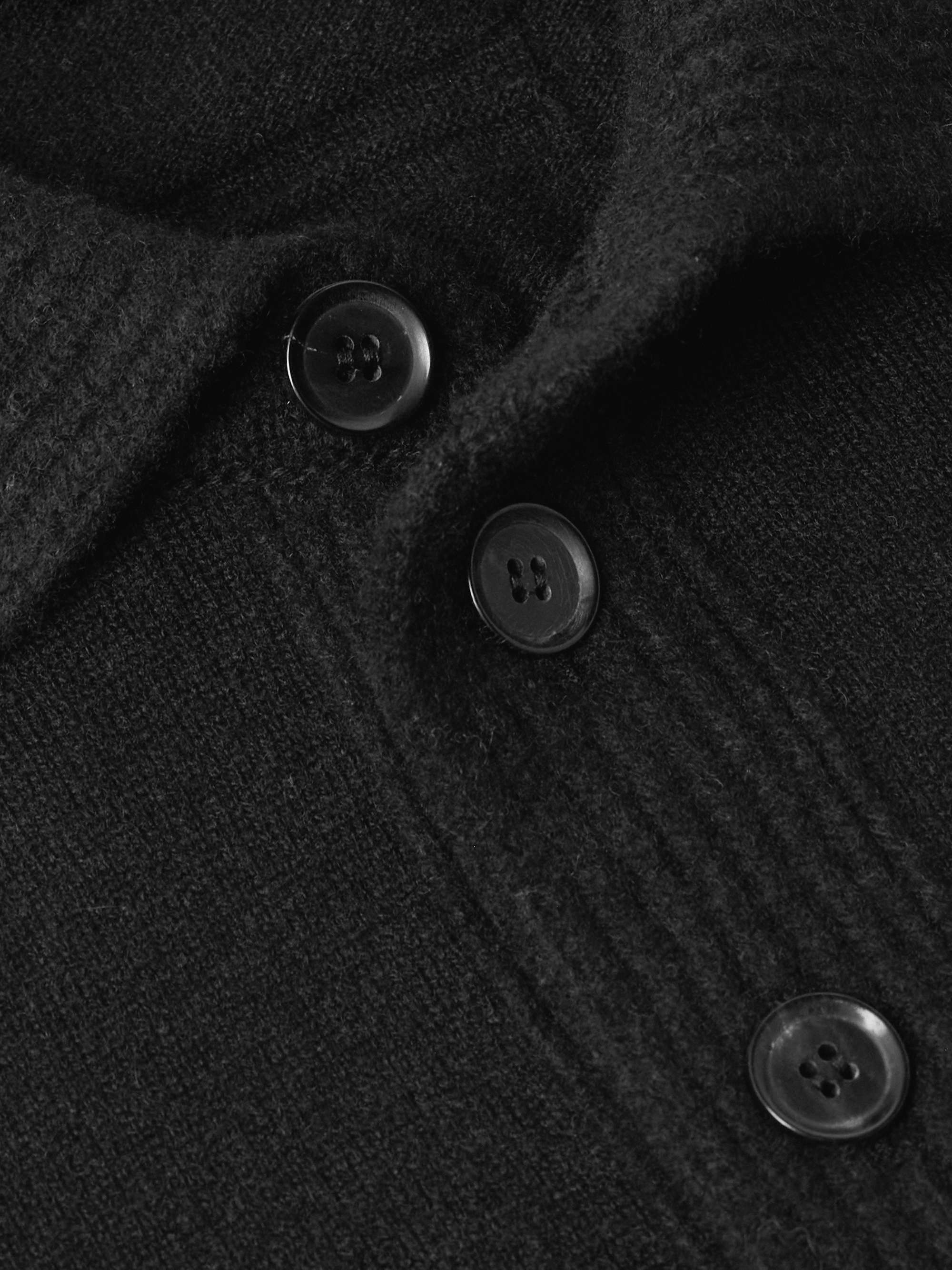 Slim-Fit Wool and Cashmere-Blend Polo Shirt view