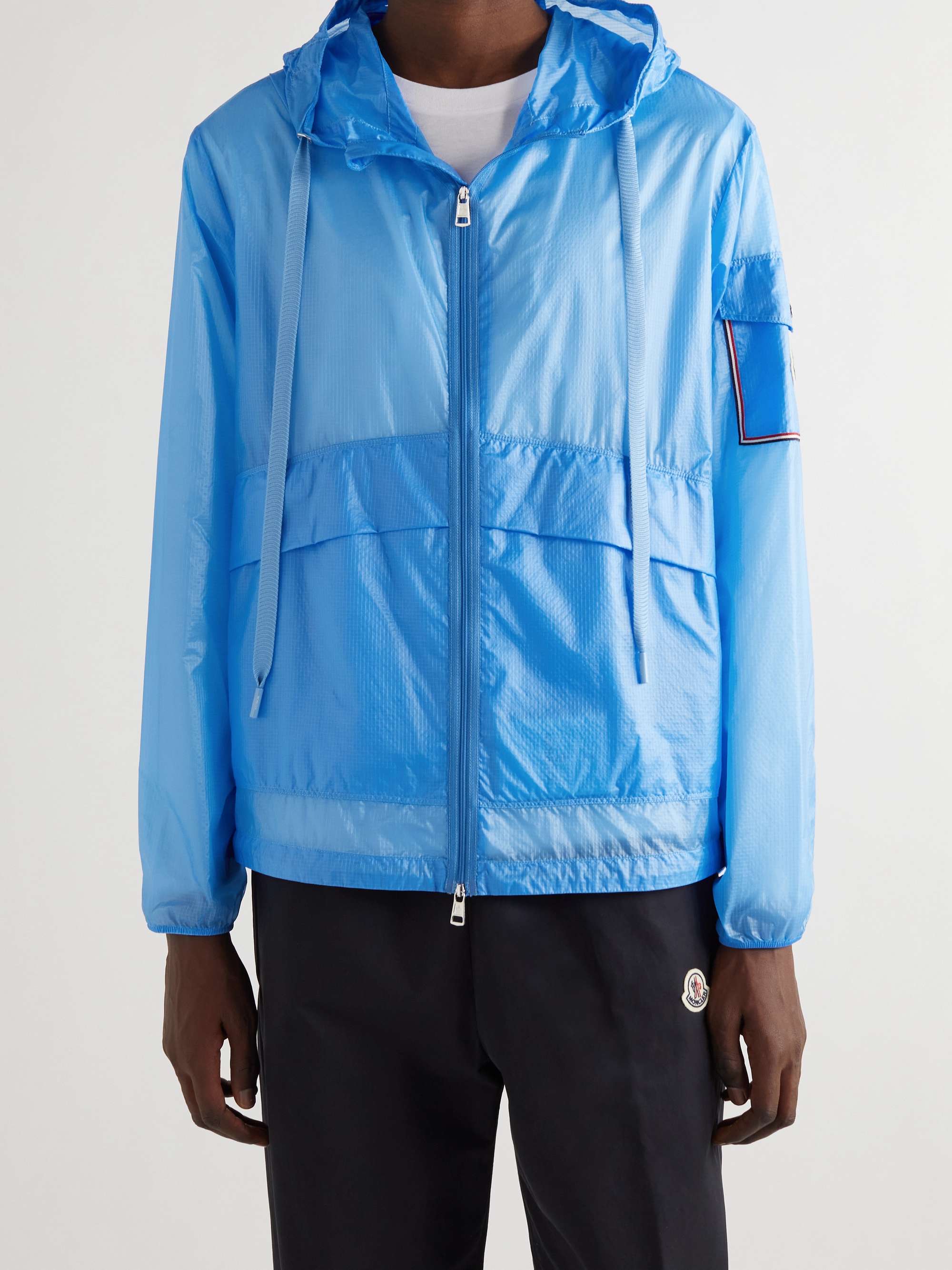 Ebizo Logo-Print Nylon-Ripstop Hooded Jacket view