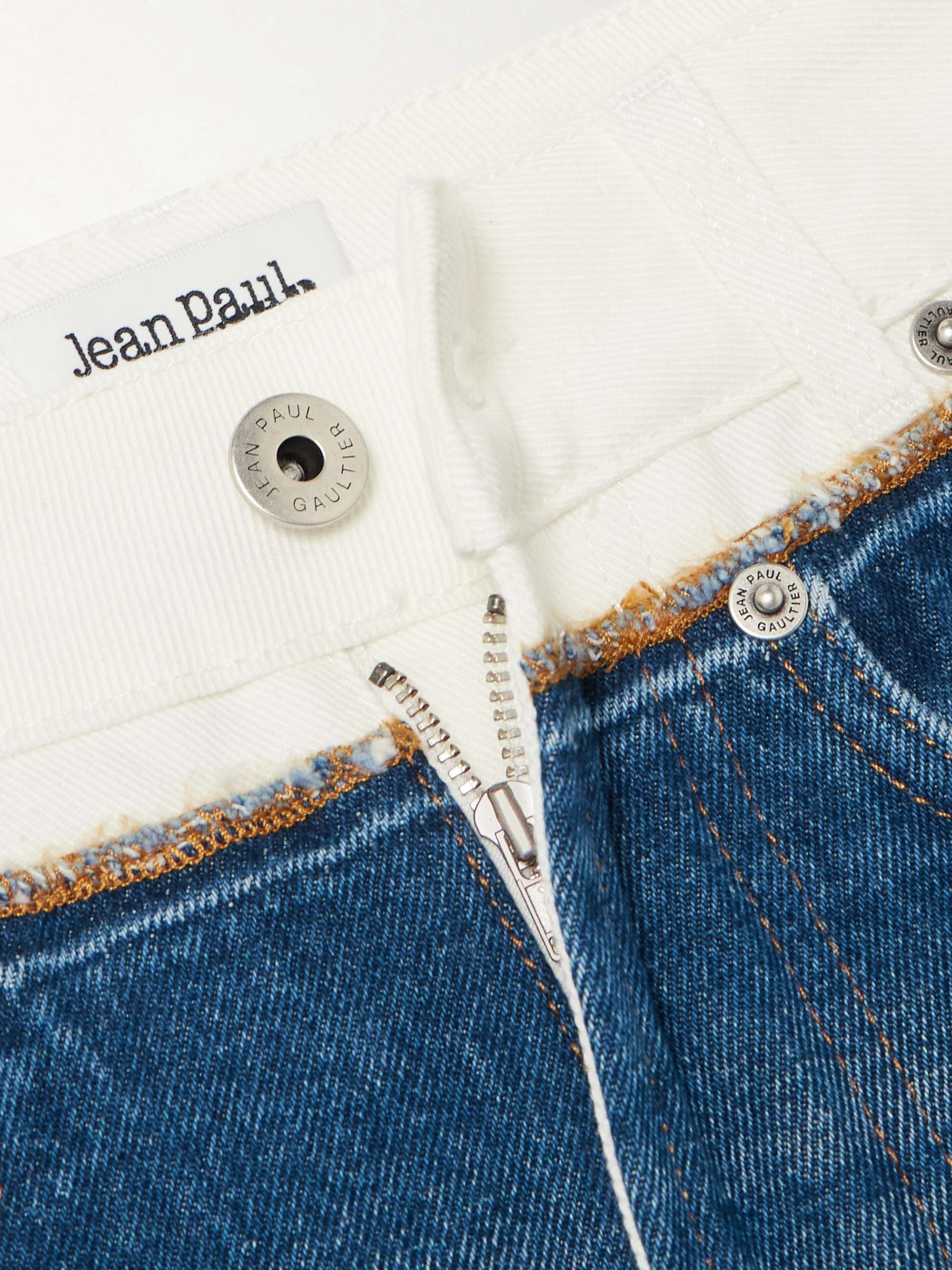 Petit Grand two-tone wide-leg jeans view