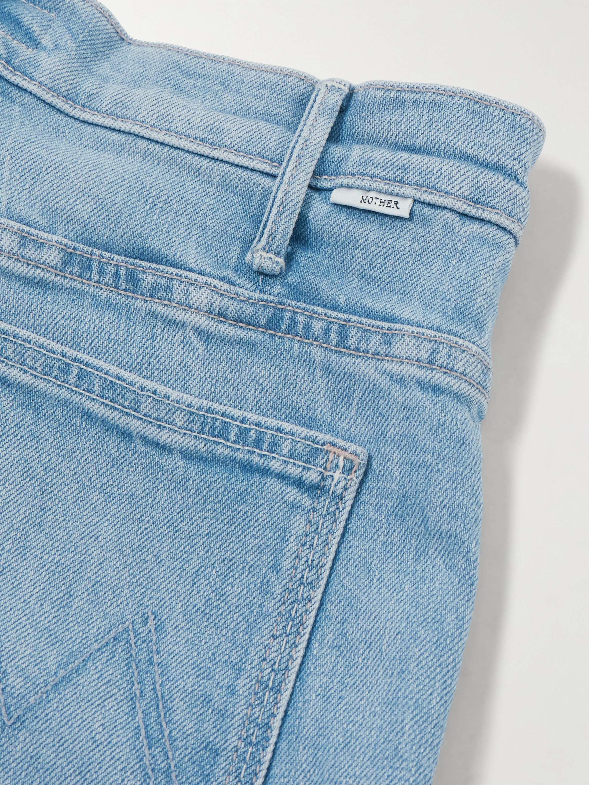Hustler Patch Pocket Ankle high-rise bootcut jeans view
