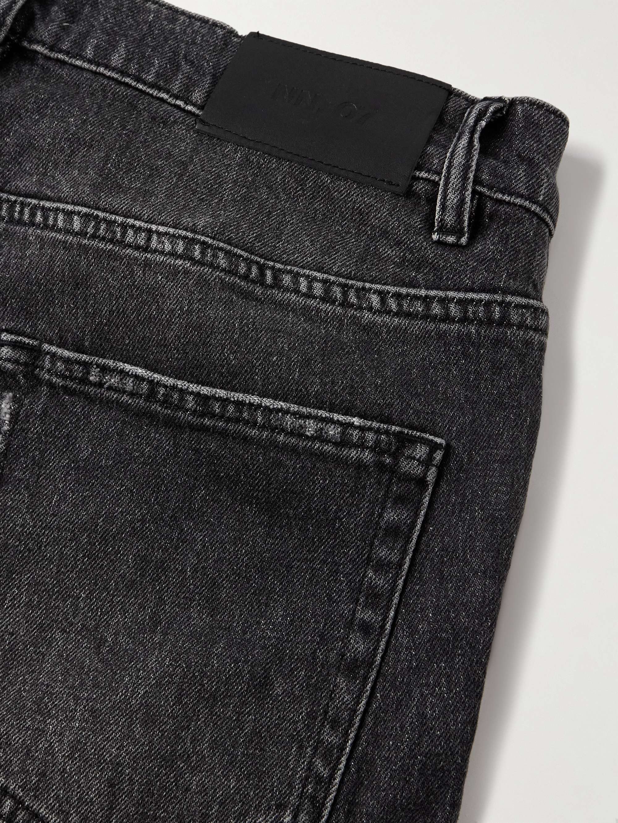 Frey 1876 Tapered Cropped Distressed Jeans view