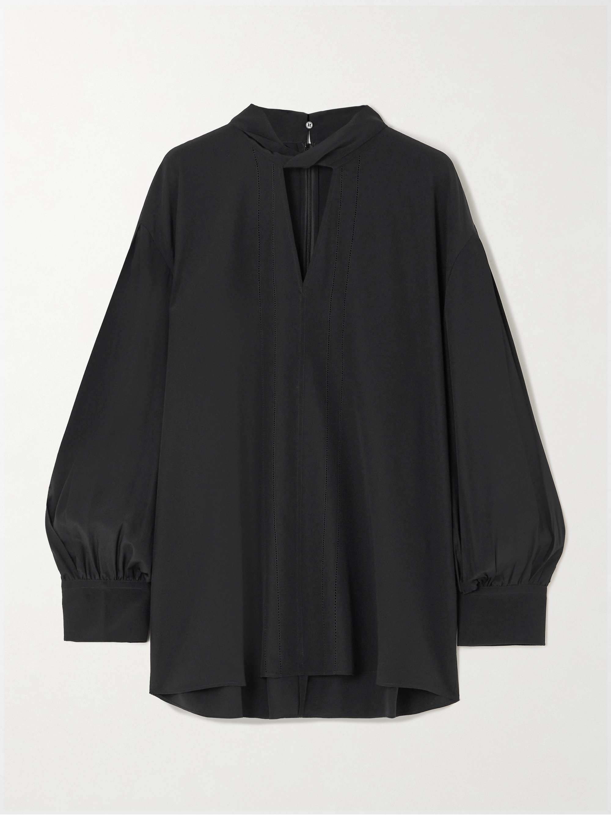 Rivoli silk crepe de chine blouse view
