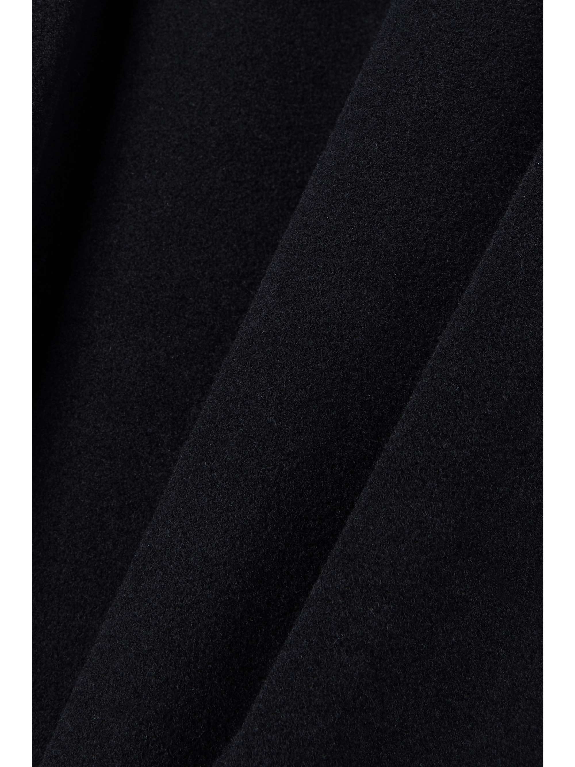 Belted cashmere-blend coat view