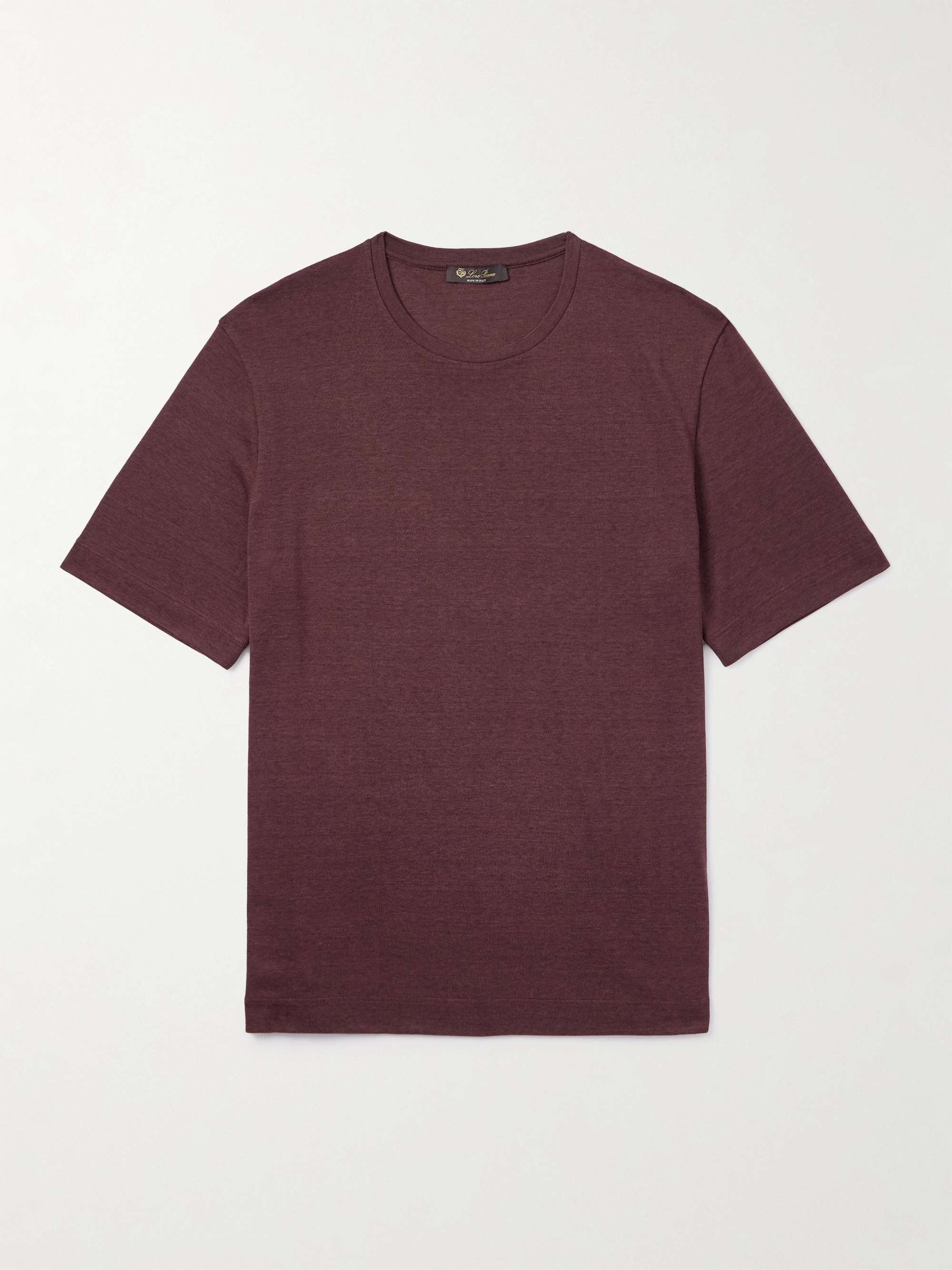 Mazzorbo Silk and Cotton-Blend Jersey T-Shirt view