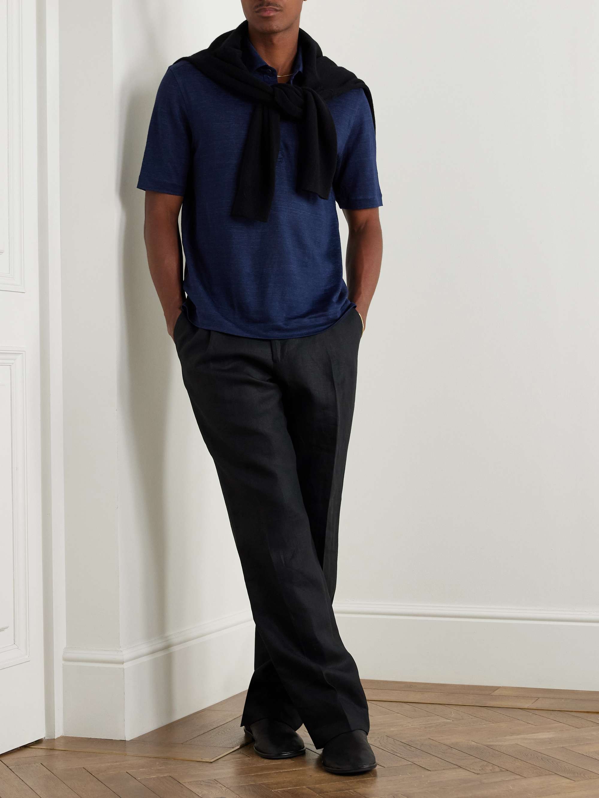 Oasi Linen Polo Shirt view