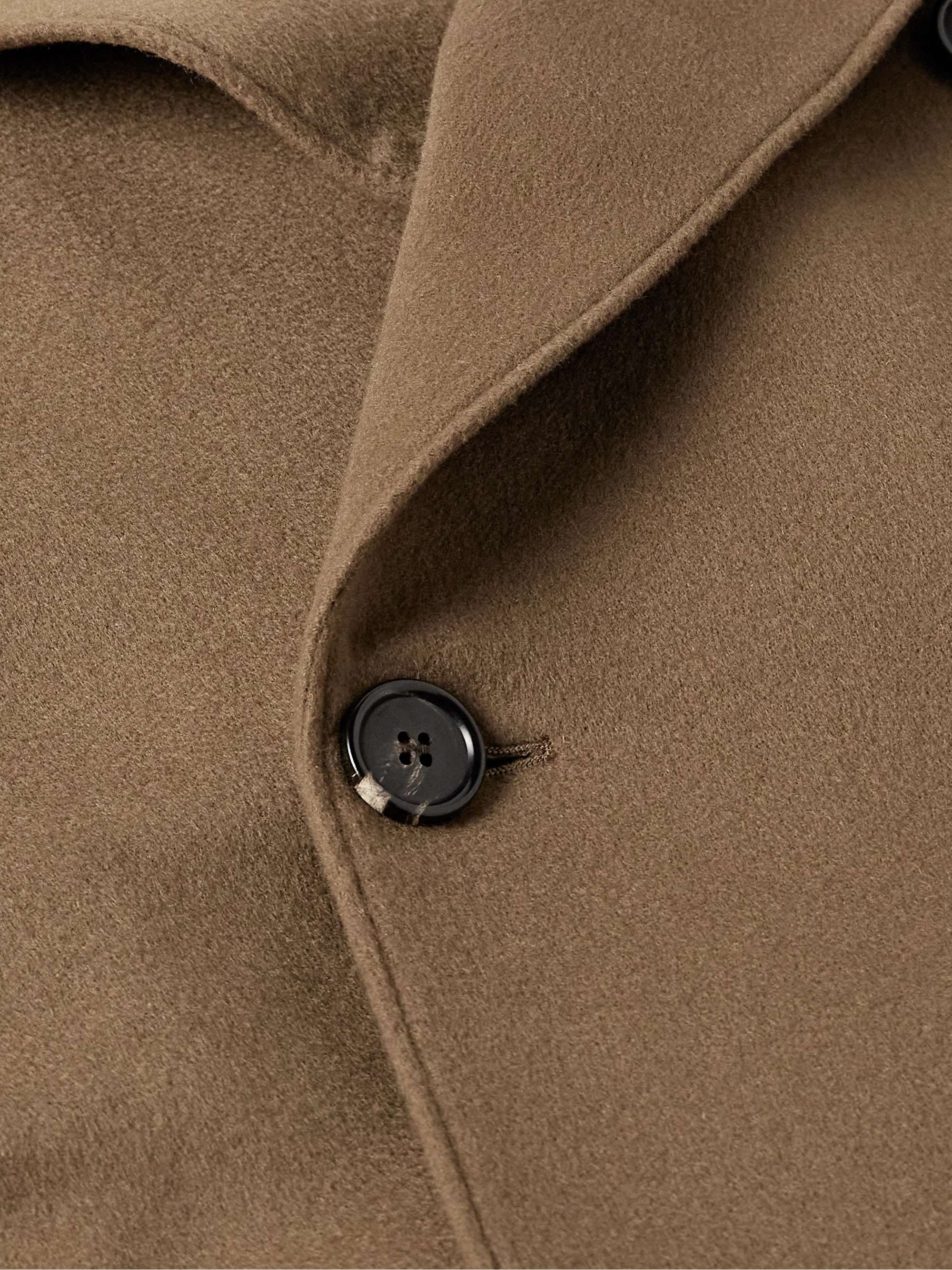 Slim-Fit Double-Breasted Rain System® Cashmere Overcoat view