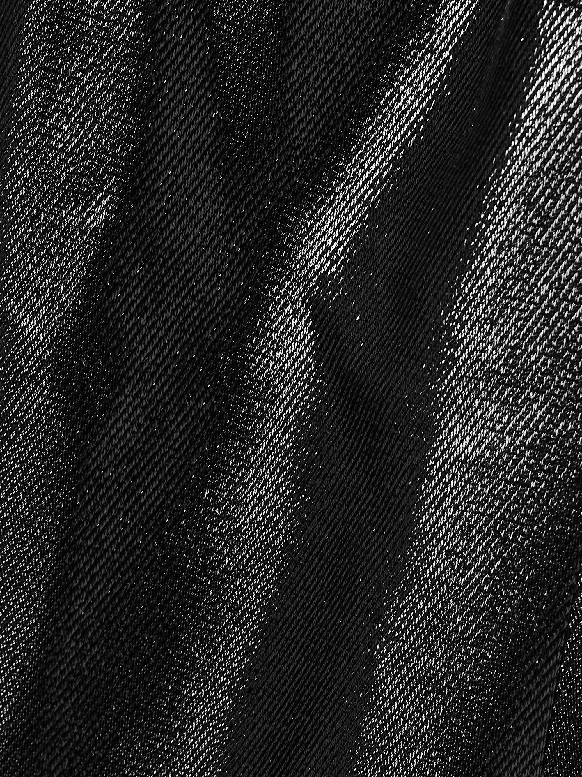 Yara paneled coated wool-blend twill mini dress view