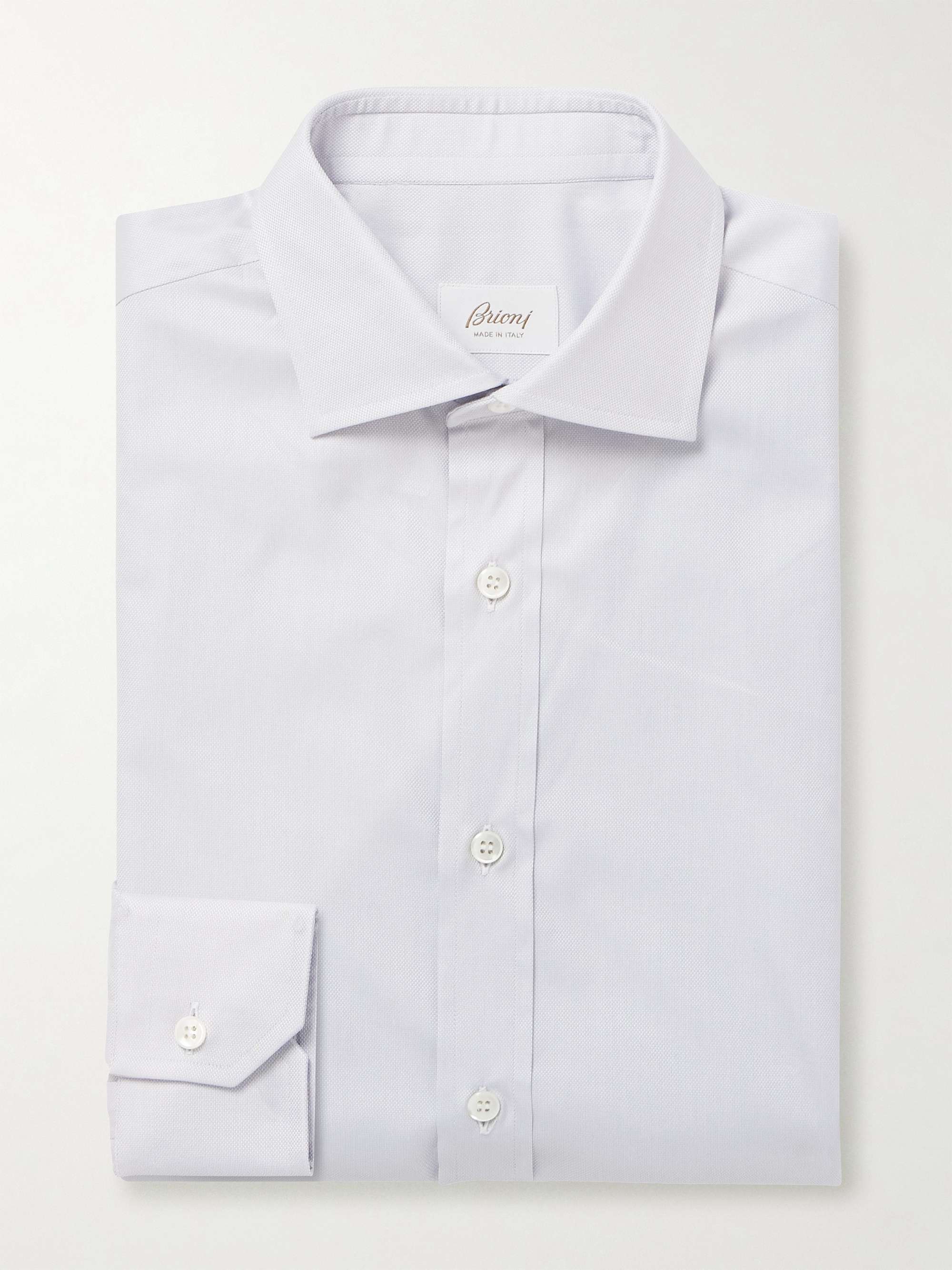 Trevi Cutaway-Collar Cotton Oxford Shirt view
