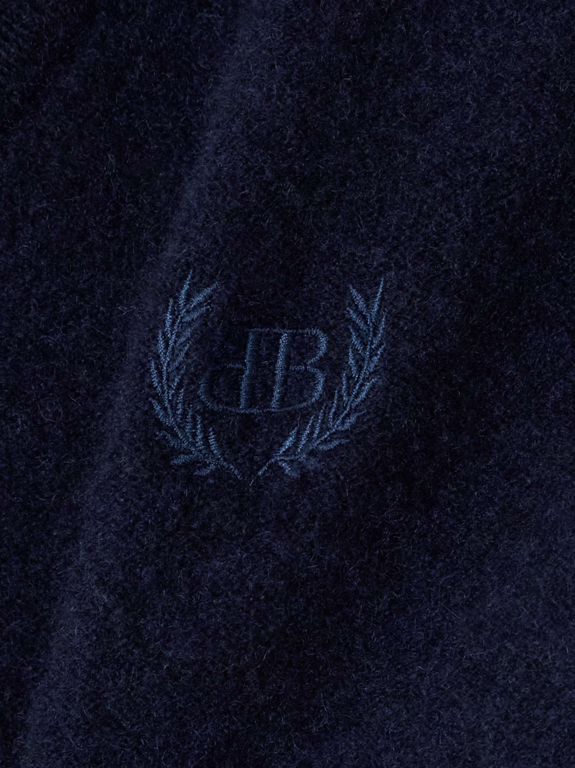 Embroidered cashmere and wool-blend sweater view