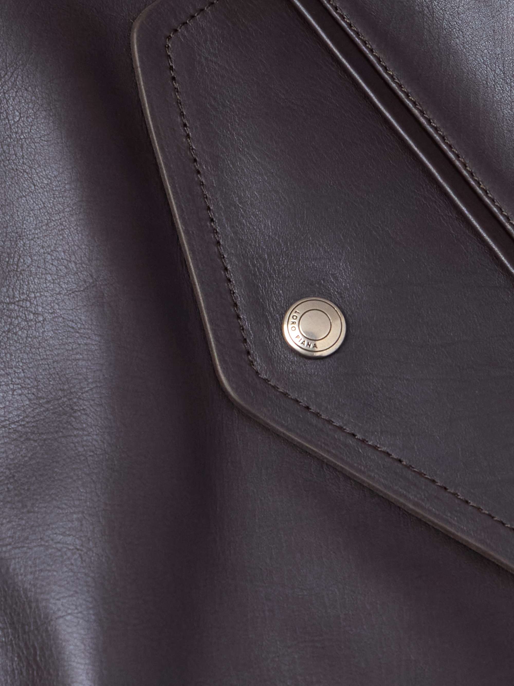Johnie Leather Bomber Jacket view